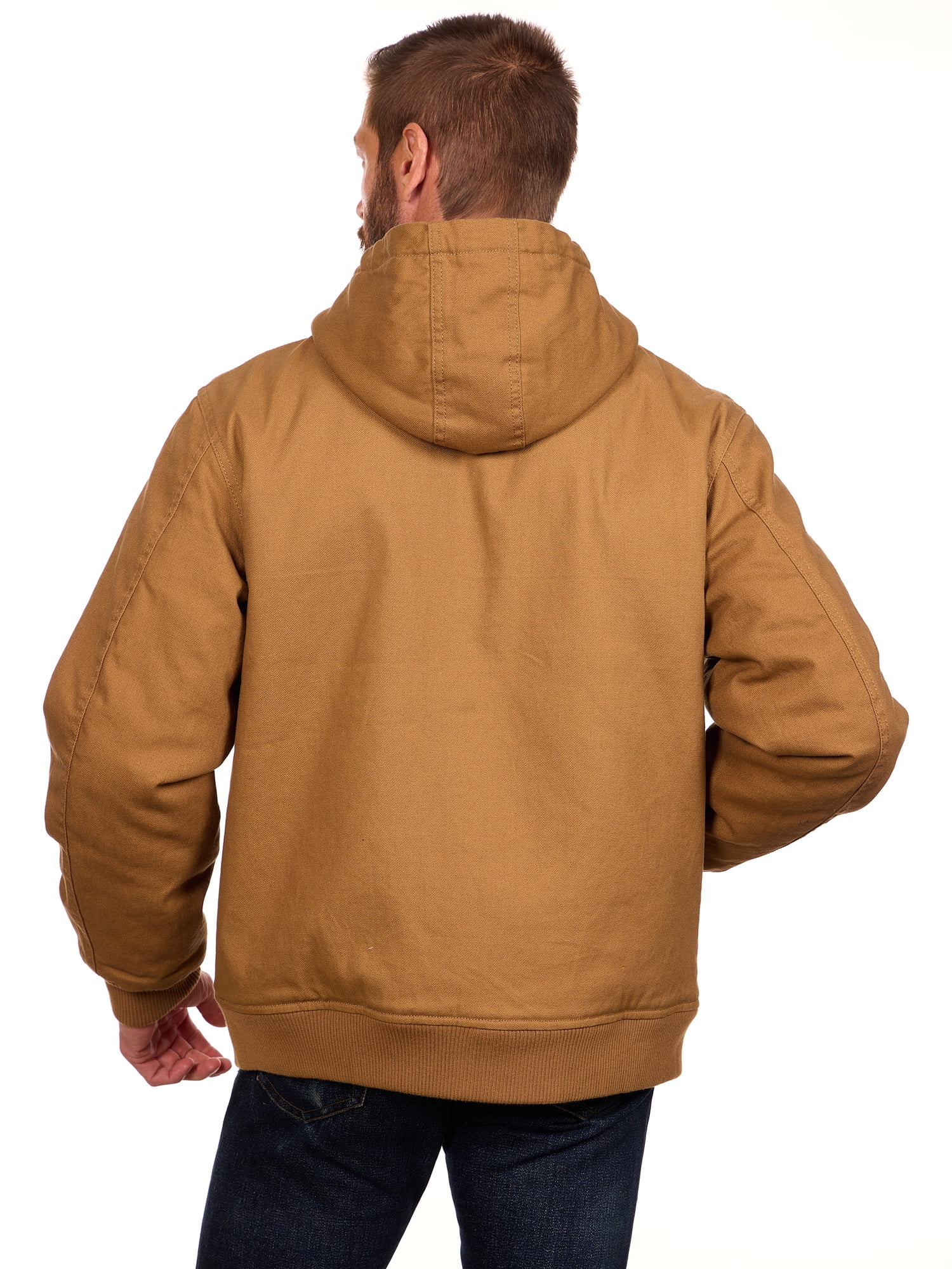 Bass Creek Outfitters Men's Duck Canvas Sherpa Lined Jacket, Sizes M-3XL - Image 4