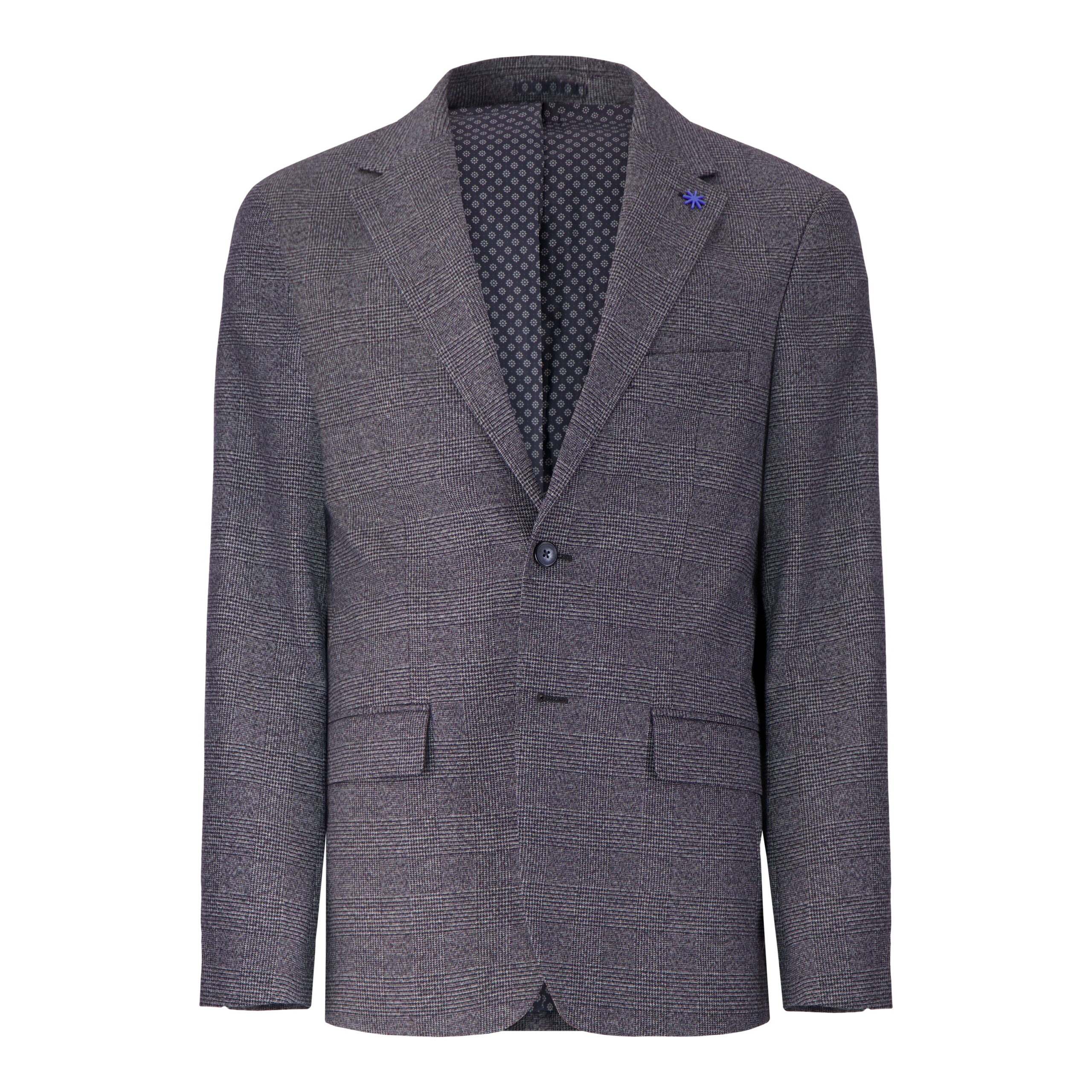 Report Collection Single Breast Full Lined Flat Pocket Woven Men's Jacket - Image 4