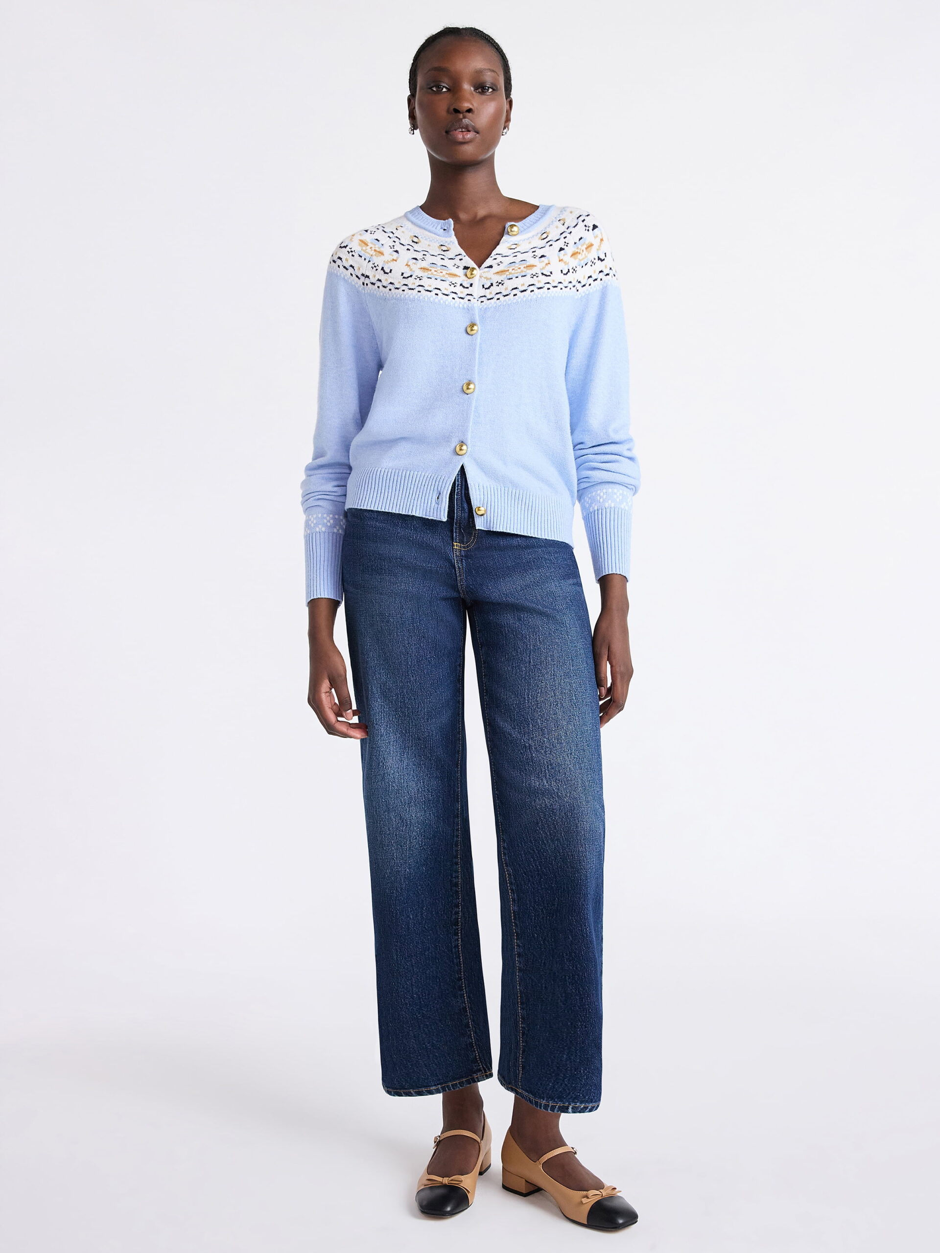 Free Assembly Women's Midrise Relaxed Ankle Jeans, 27.5" Inseam Sizes 0-18 - Image 2