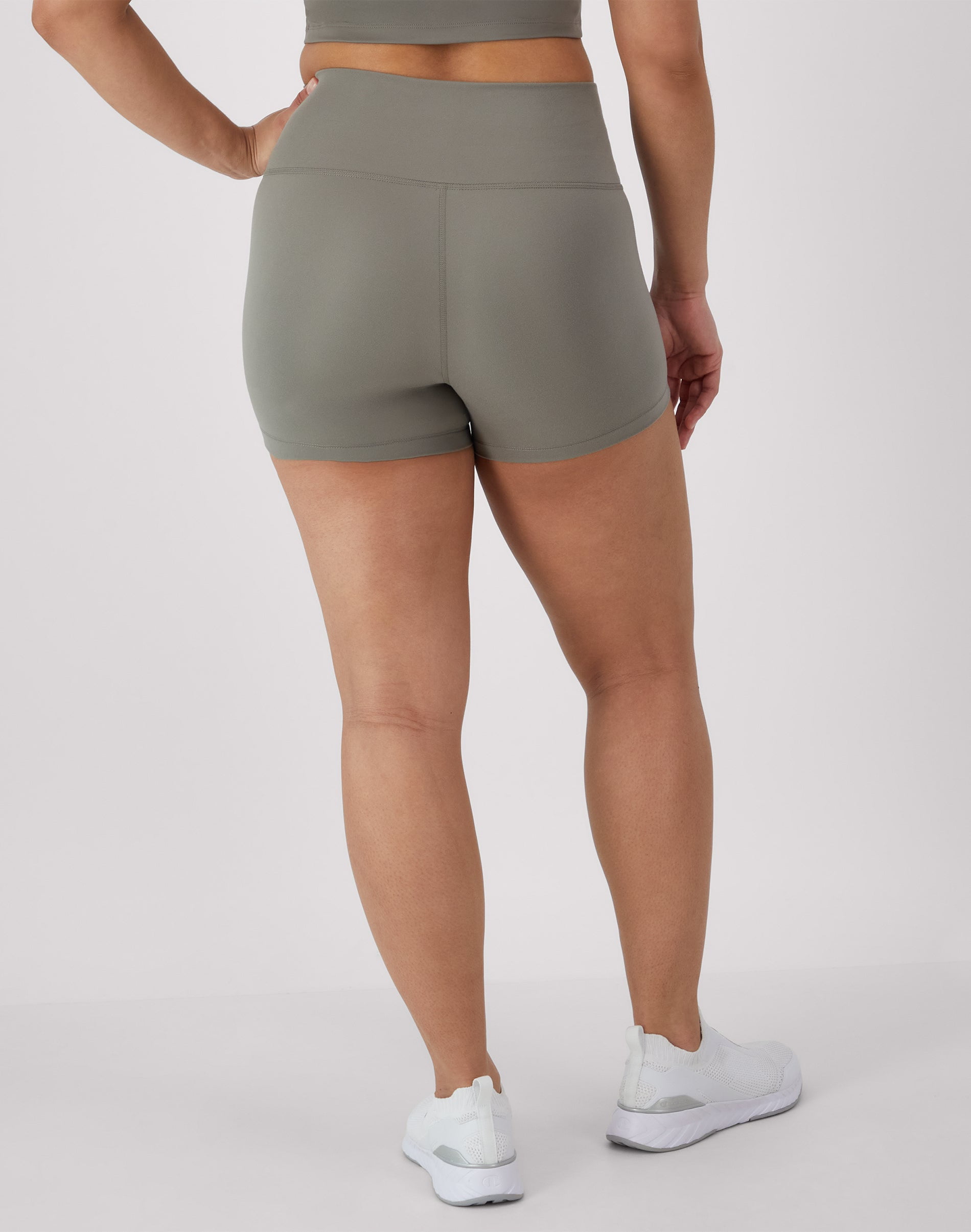 Hanes Moves Women's Leak Protection Bike Shorts, 3" Cool Grey M - Image 5