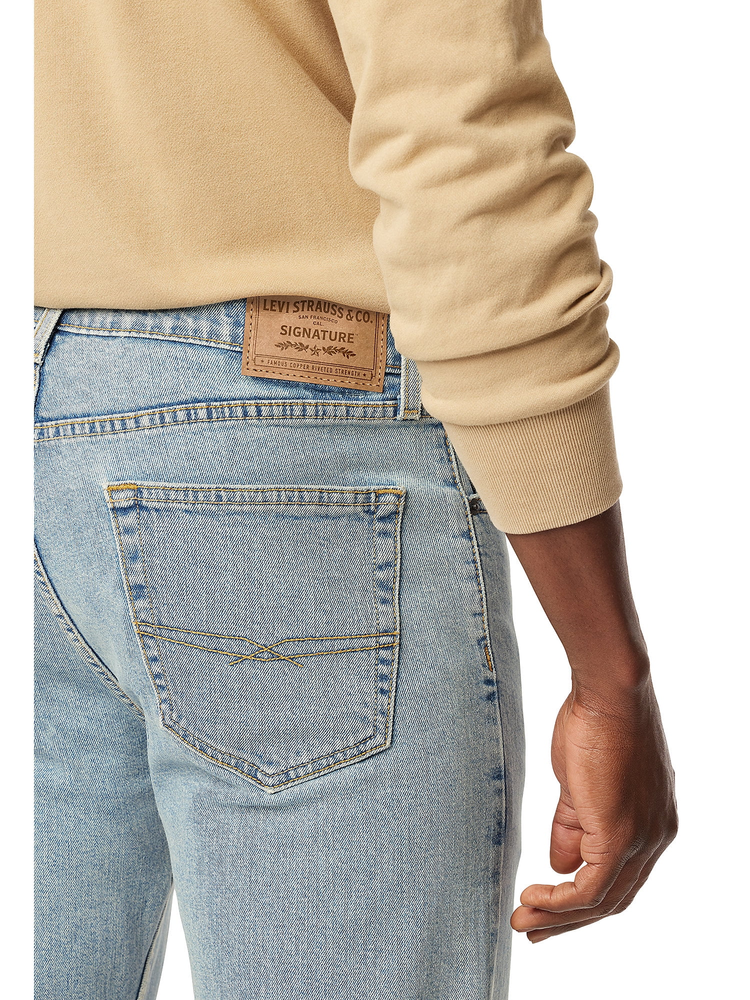 Levi Strauss Signature Men's and Big and Tall Regular Fit Jeans - Image 5