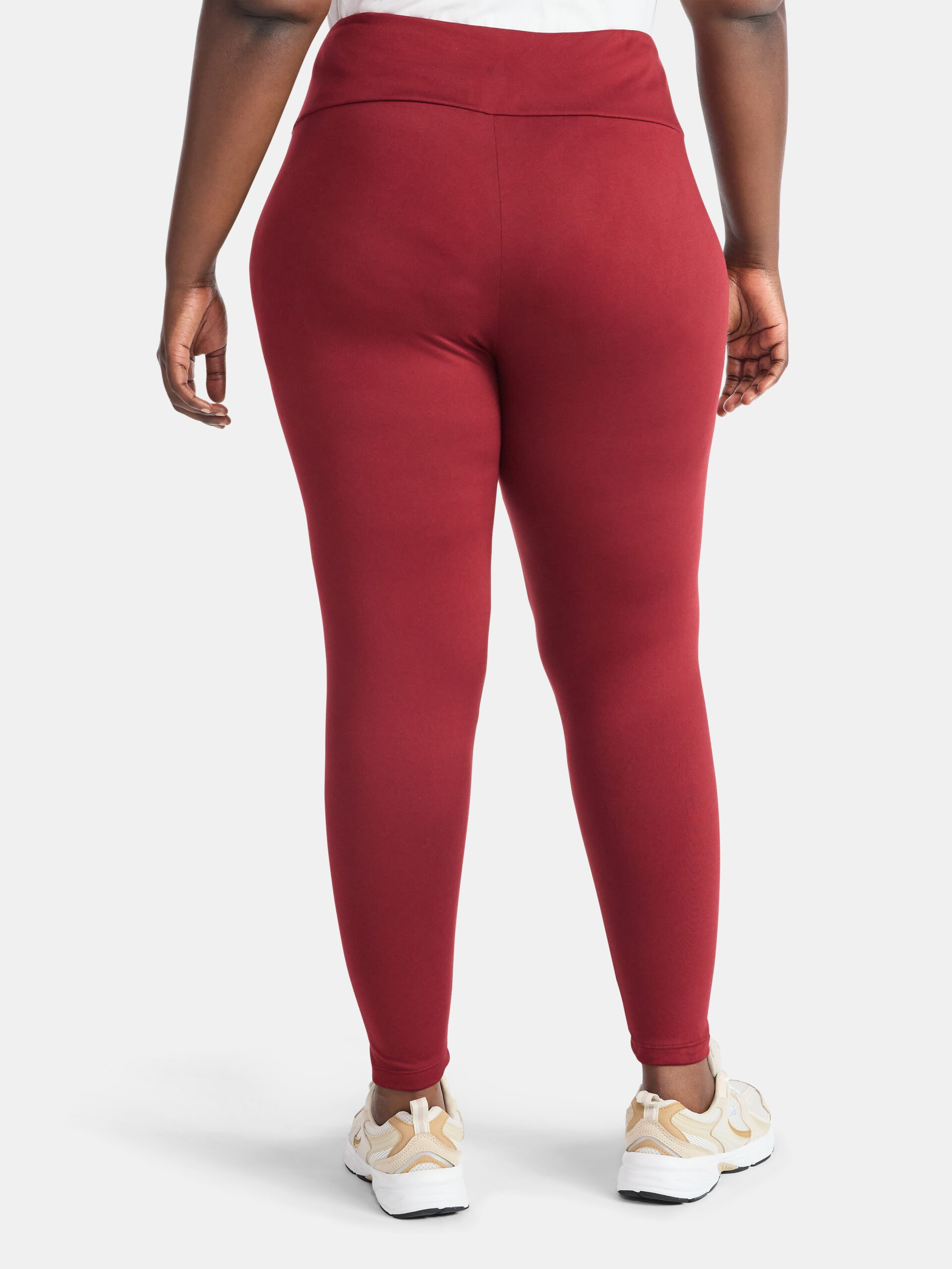 Feathers Plus size Women’s Cozy Lightweight Fleece-Lined Stretch Multipack Leggings for Everyday Wear, 7 Pack, Sizes 1X-4X - Image 4