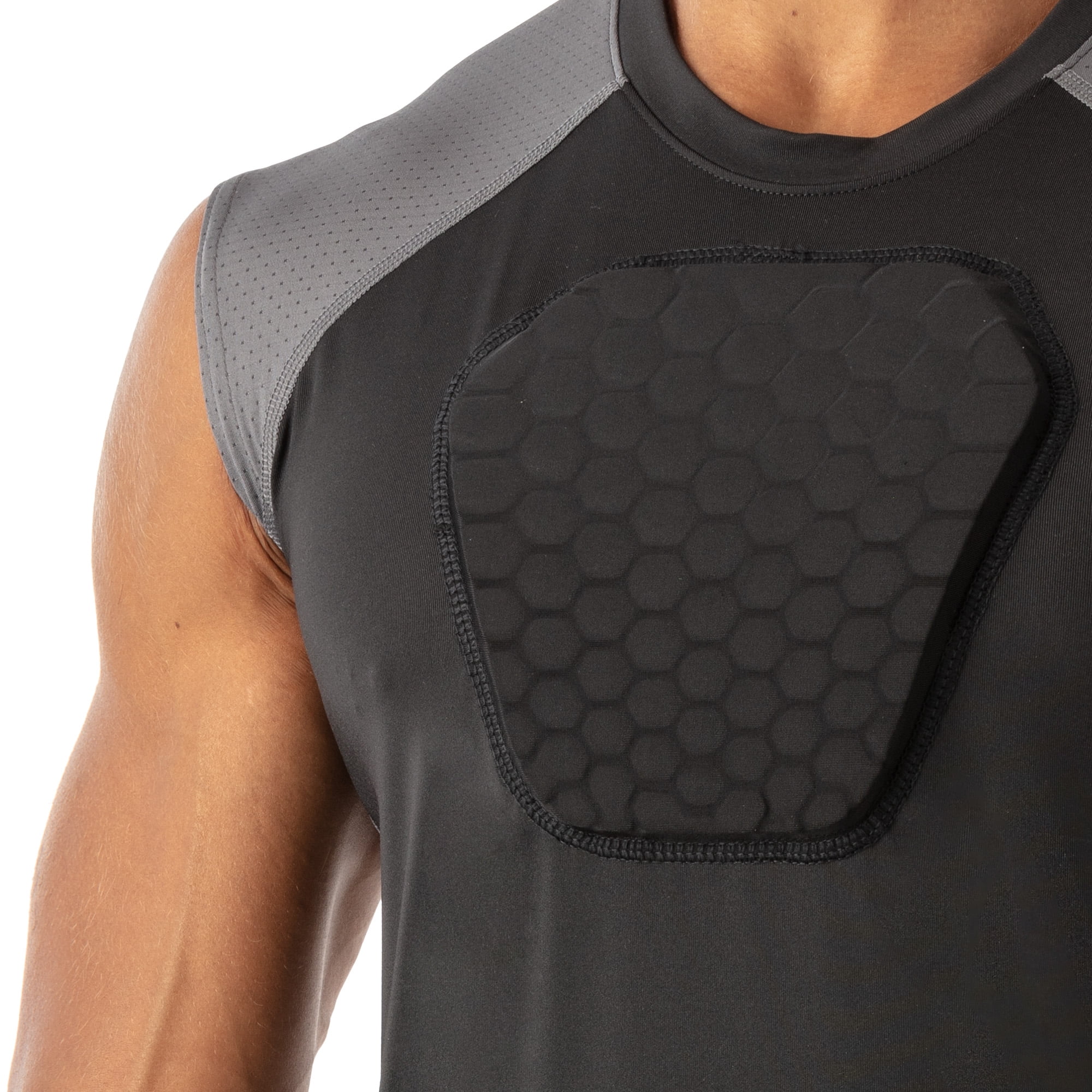 McDavid HEX Sternum Protective Shirt, Black, Adult Small - Image 7