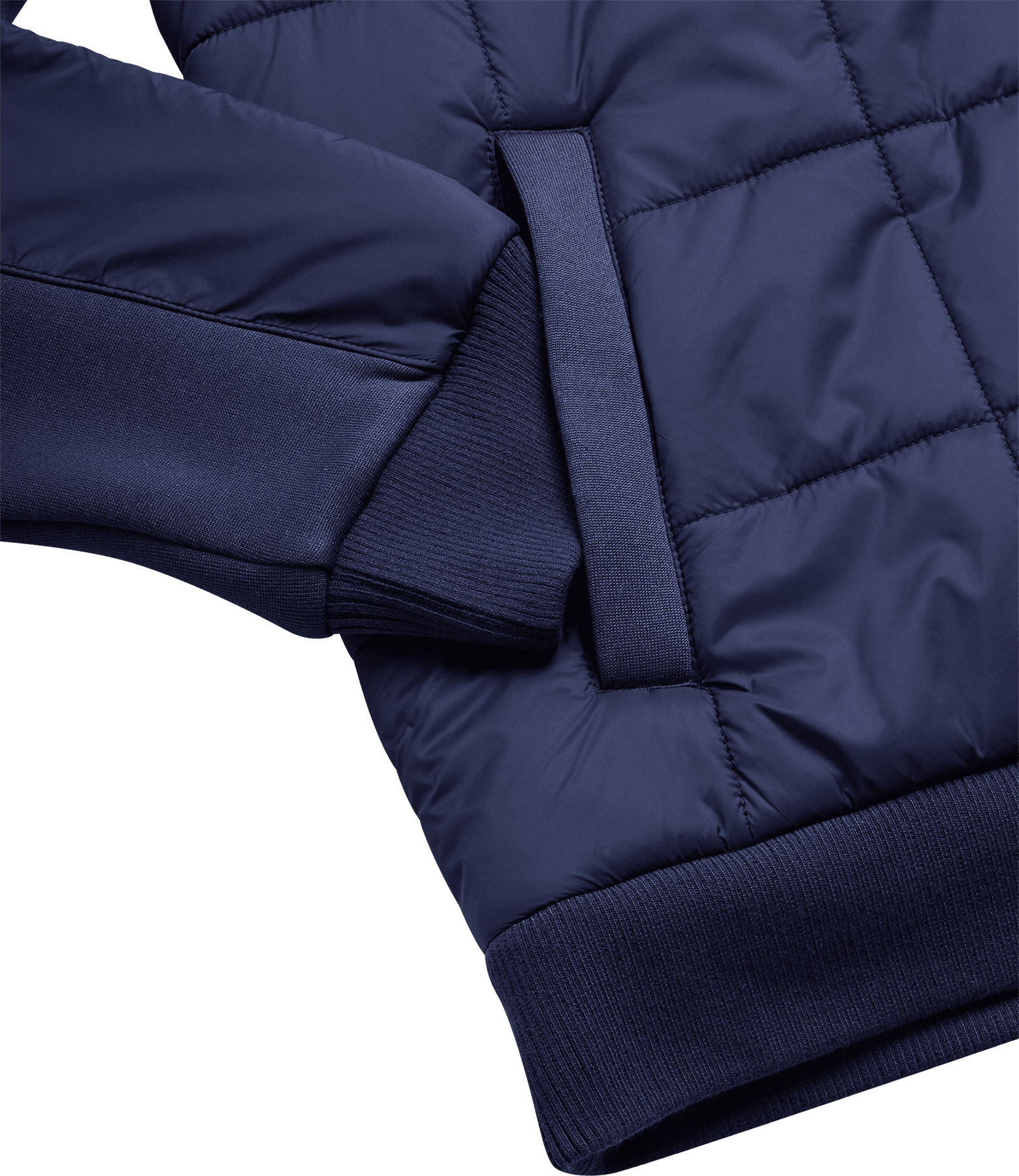 Reebok Men's and Big Men's Quilted Mixed Media Jacket, Sizes S-3XL - Image 4