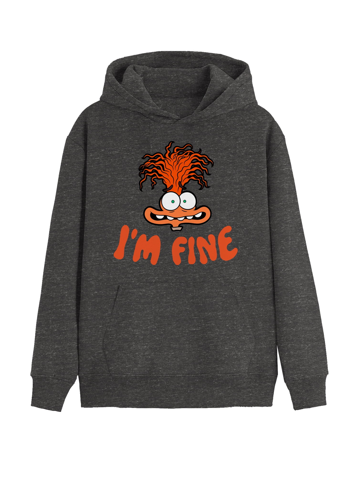 Inside Out, Men's & Big Men's Graphic Hoodie, Anxious Anxiety, Sizes XS-3XL - Image 2