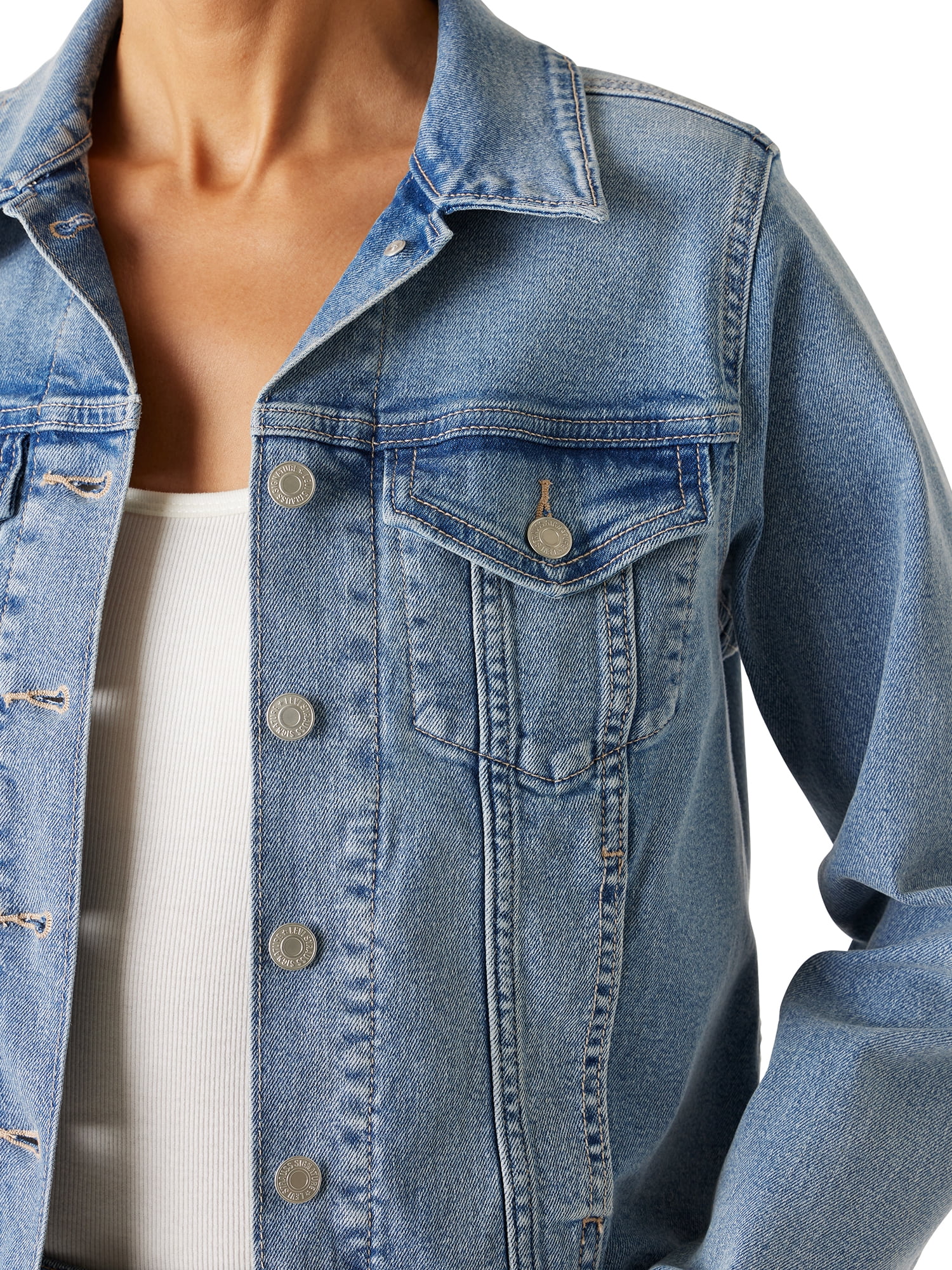 Levi Strauss Signature Original Trucker Jacket, Sizes XS-XL - Image 5