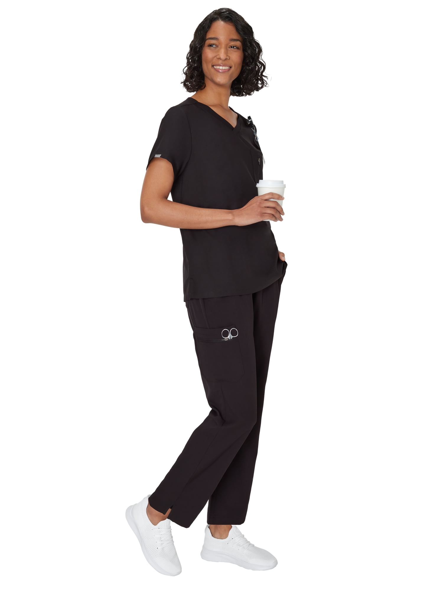 Hanes Women's Premium Straight-Leg Scrub Pants, Style HWP103, Sizes up-to 3XL - Image 4