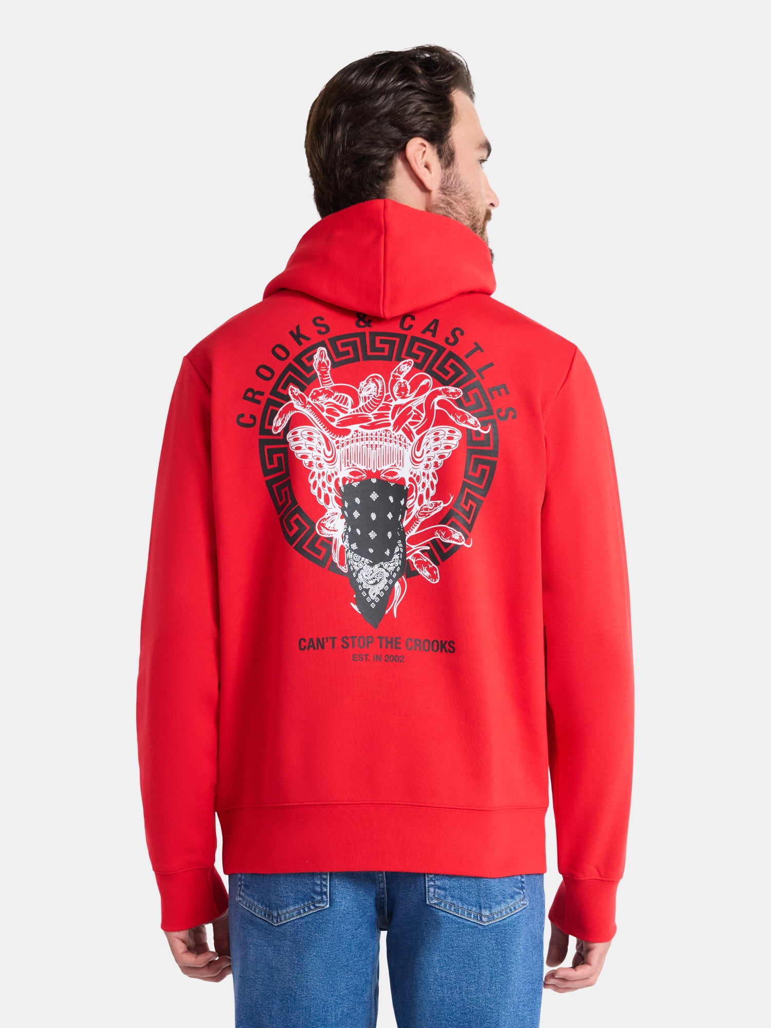 Crooks & Castles Men's C&C Club Graphic Hoodie, Sizes XS-3XL - Image 3