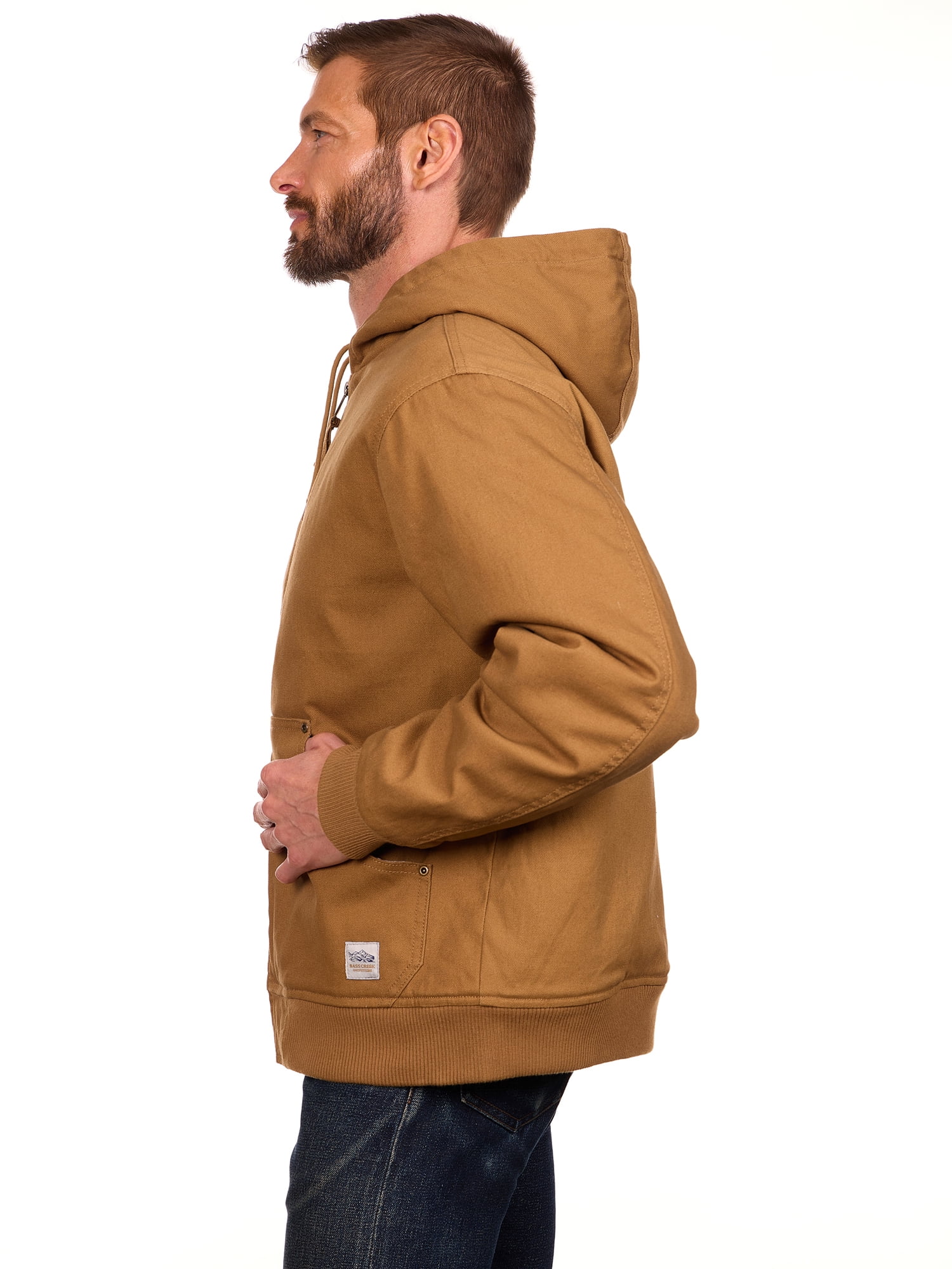 Bass Creek Outfitters Men's Duck Canvas Sherpa Lined Jacket, Sizes M-3XL - Image 3