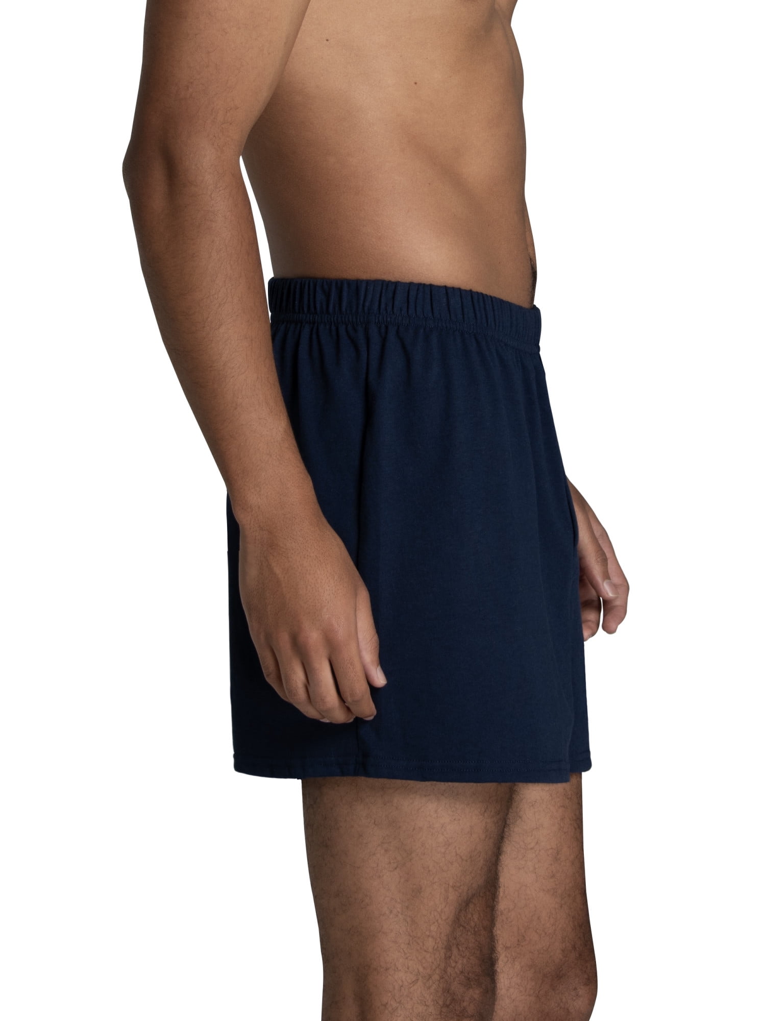 Fruit of the Loom Men's Knit Boxers - Relaxed Fit, Soft Cotton, Moisture-Wicking, 6-Pack, S-5XB - Image 7