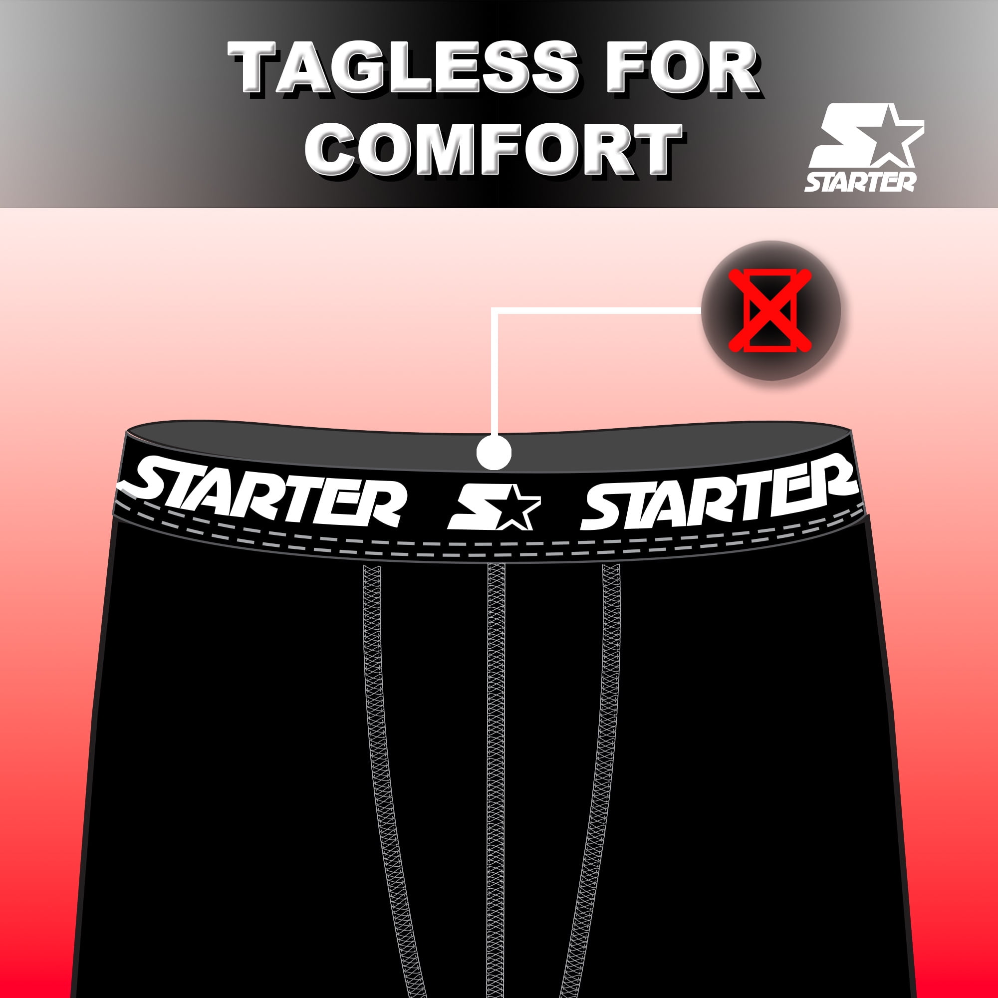 Starter Cotton Mens Briefs Breathable Underwear for Men, Large Mutli-Color 10-Pack - Image 5