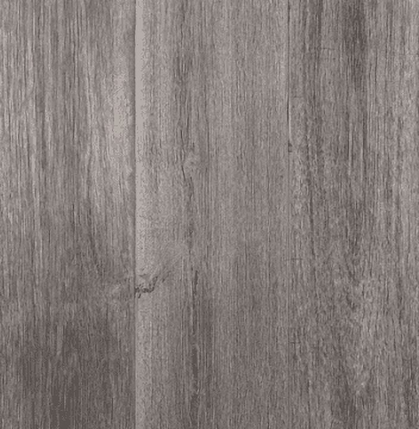 Mainstays XL Oversized Folding Tray Table Set of 4 with Rack, Rustic Gray - Image 6