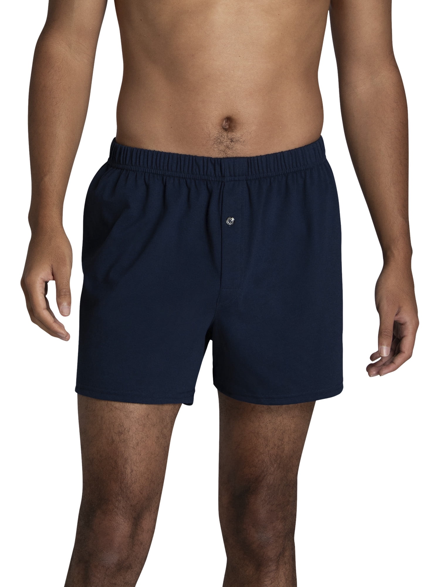 Fruit of the Loom Men's Knit Boxers - Relaxed Fit, Soft Cotton, Moisture-Wicking, 6-Pack, S-5XB - Image 4