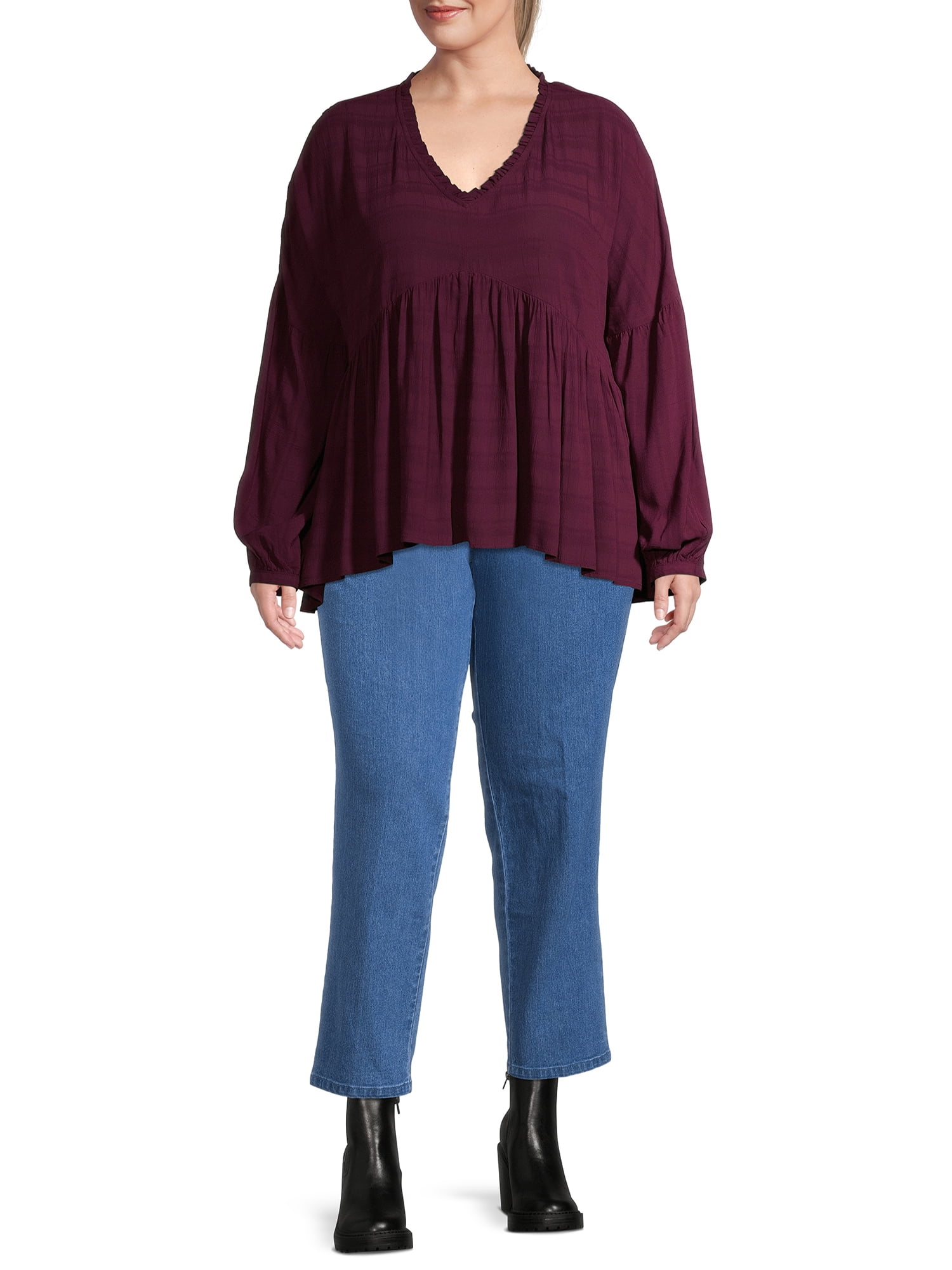 (2 pack) JMS Just My Size by Hanes Women's Plus Size 2 Pocket Pull On Pants, Single and 2 Pack - Image 5