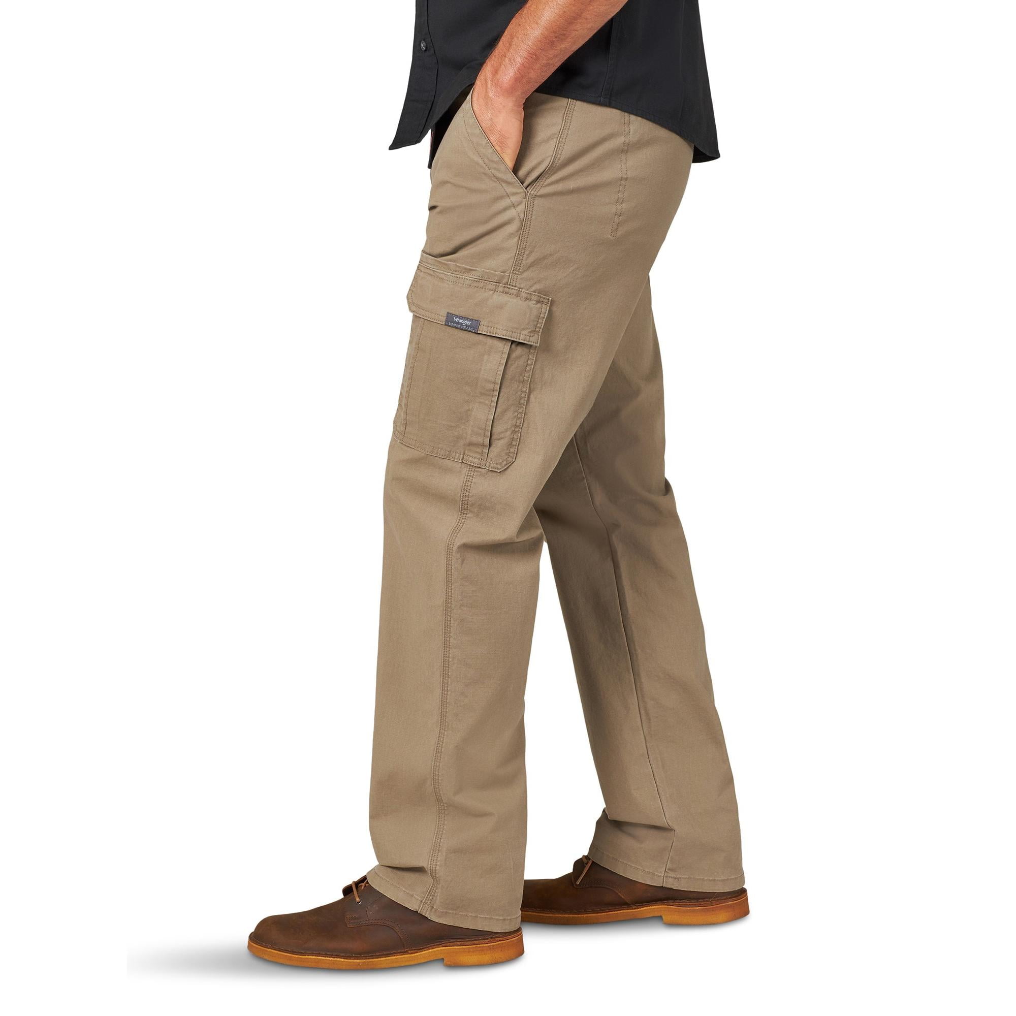Wrangler Men's and Big Men's Relaxed Fit Cargo Pants With Stretch - Image 3