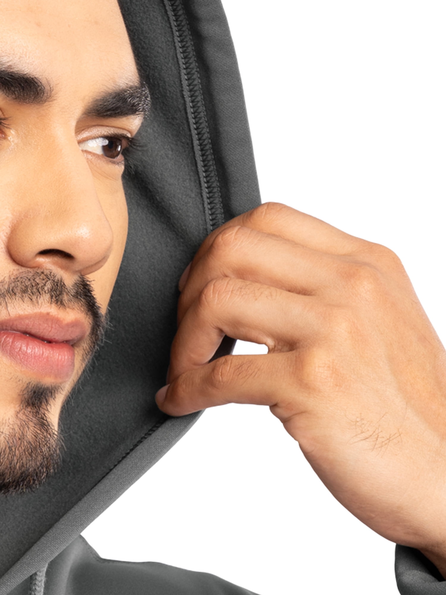 Wrangler Workwear Men's Full Zip Performance Fleece Hooded Work Jacket, Size S-5XL - Image 2