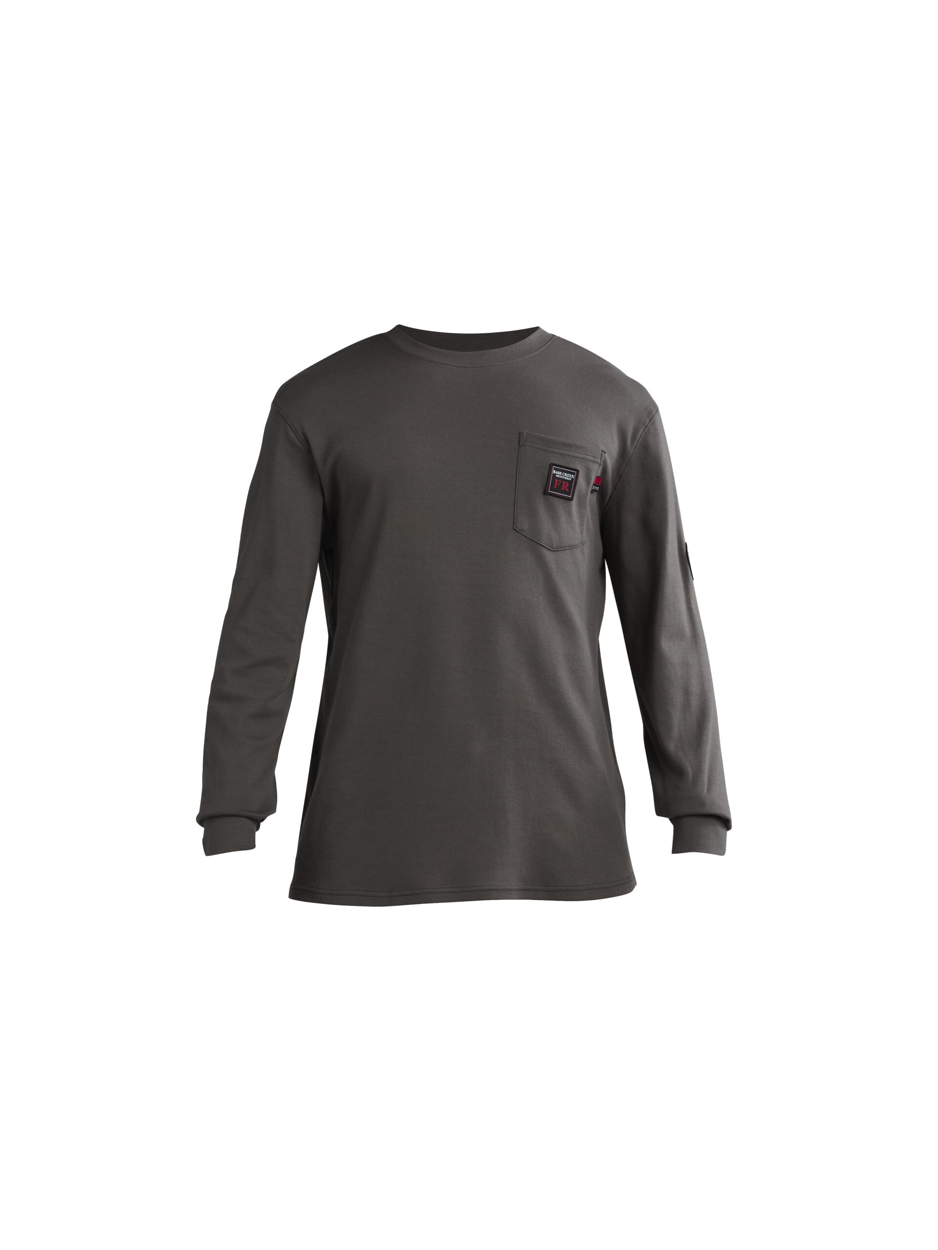 Bass Creek Outfitters Men's Flame Resistant Long Sleeve Crewneck Knit Top, Sizes M-2XL - Image 2