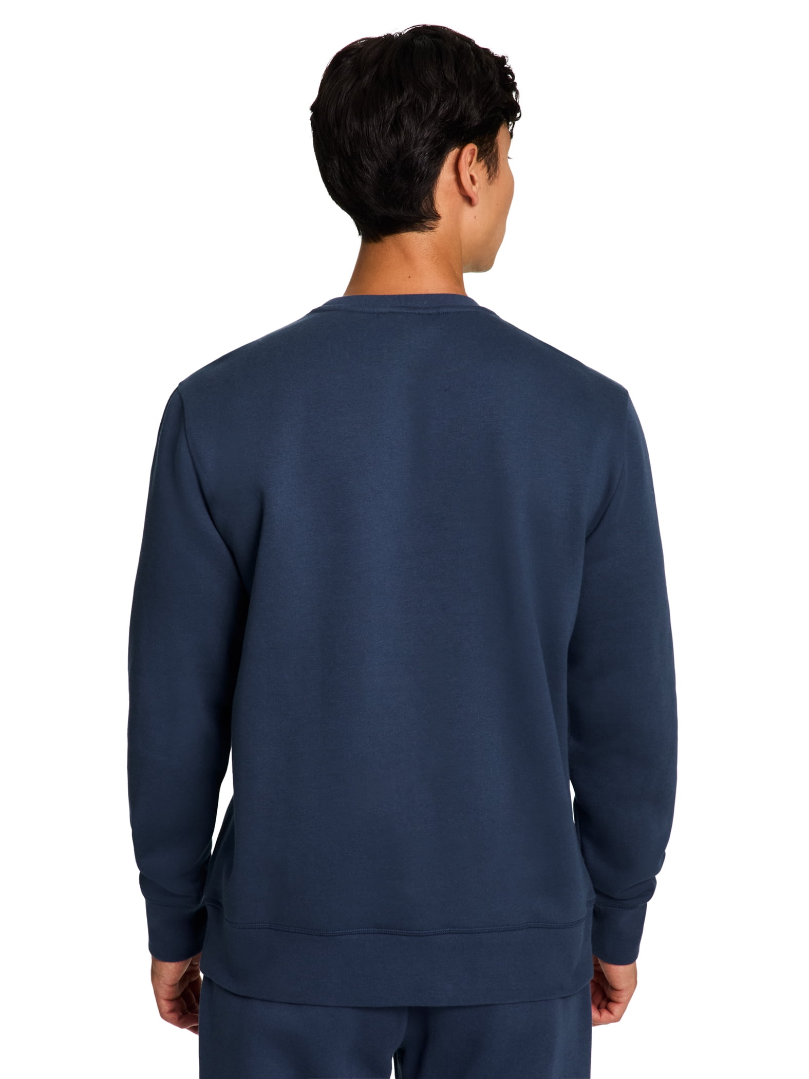 Reebok Men's and Big Men's Logo Fleece Crewneck Sweatshirt, up to Sizes 5XL - Image 4