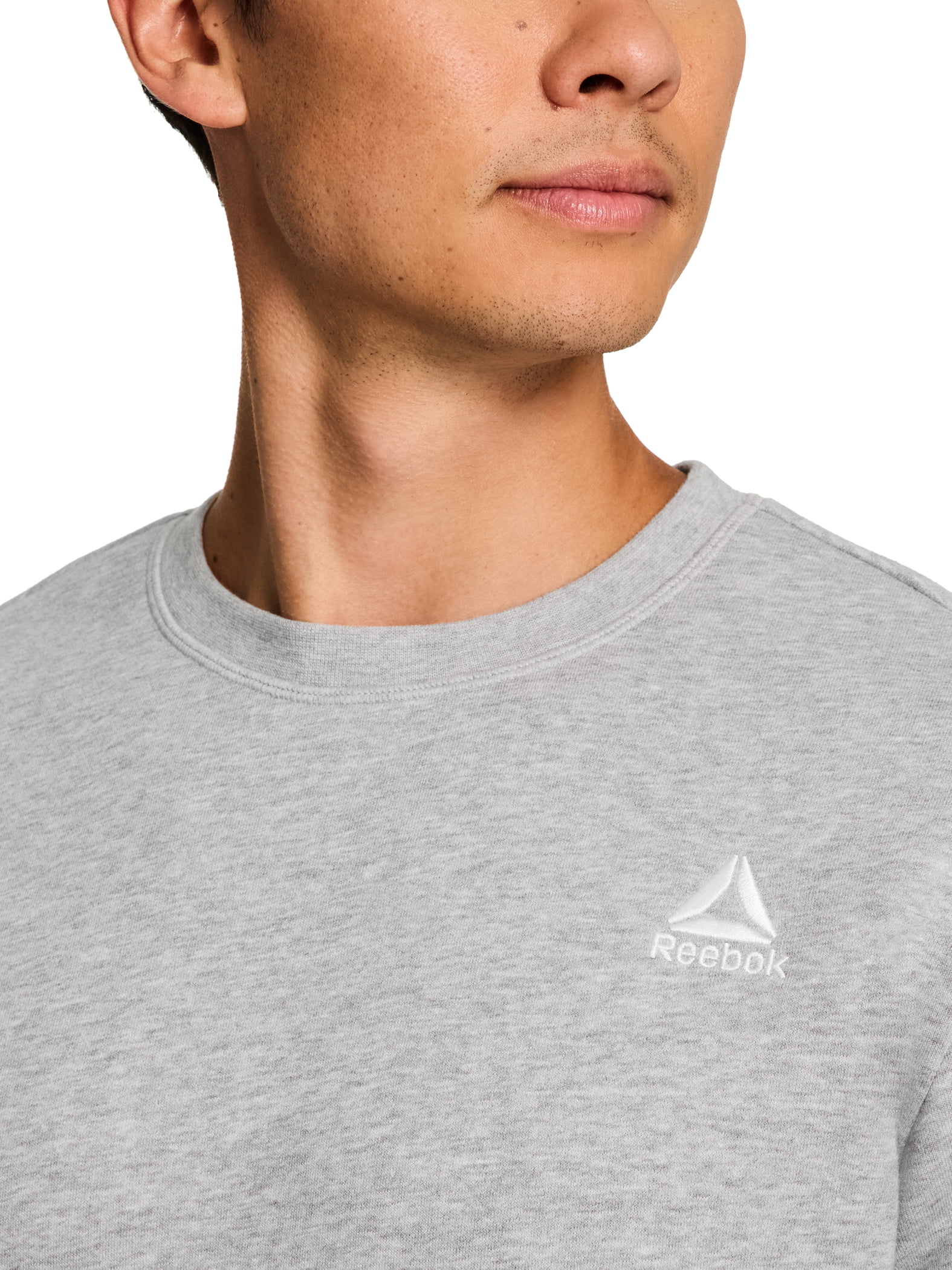 Reebok Men's and Big Men's Fleece Crewneck Sweatshirt, Sizes XS-5XL - Image 2