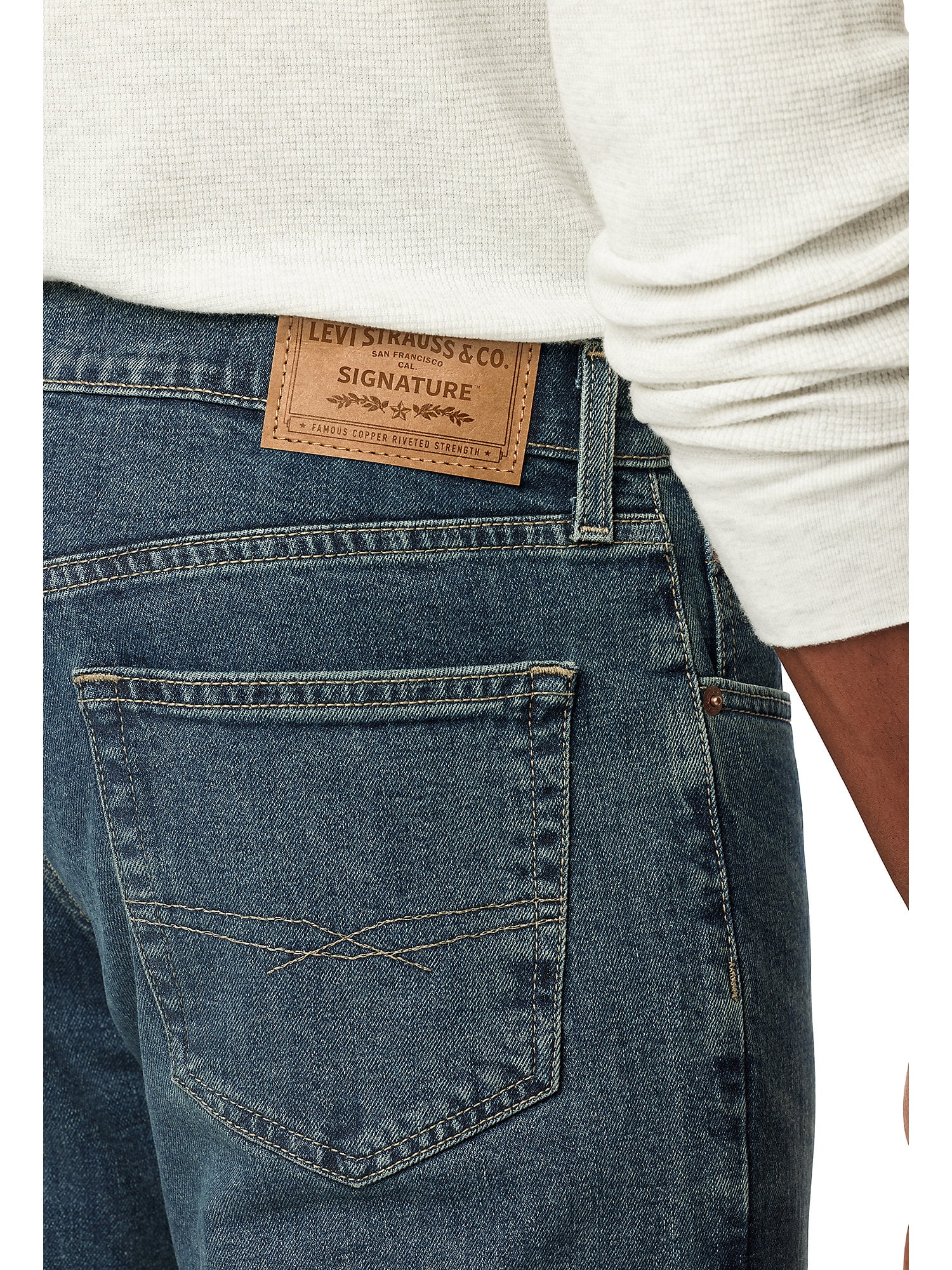 Levi Strauss Signature Men's and Big and Tall Relaxed Fit Jeans - Image 5
