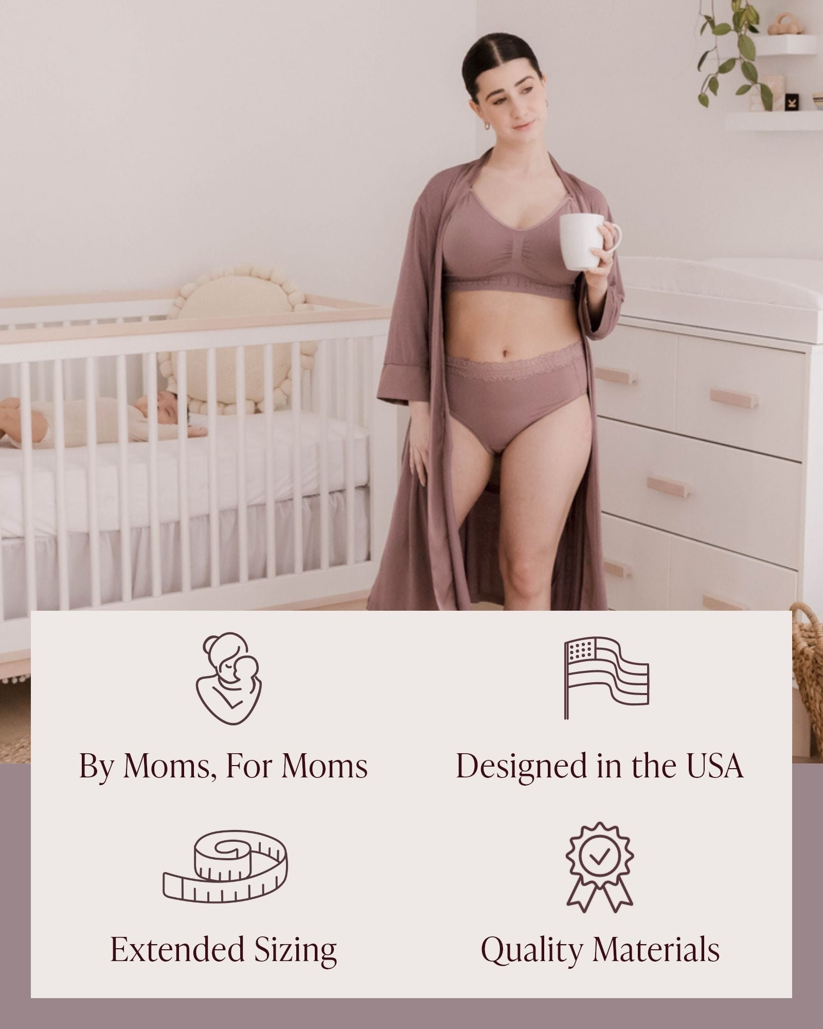 Kindred Bravely High Waist Maternity Underwear for Women and Postpartum Underwear 5 Pack (Small, Assorted Jewel Tones) - Image 4