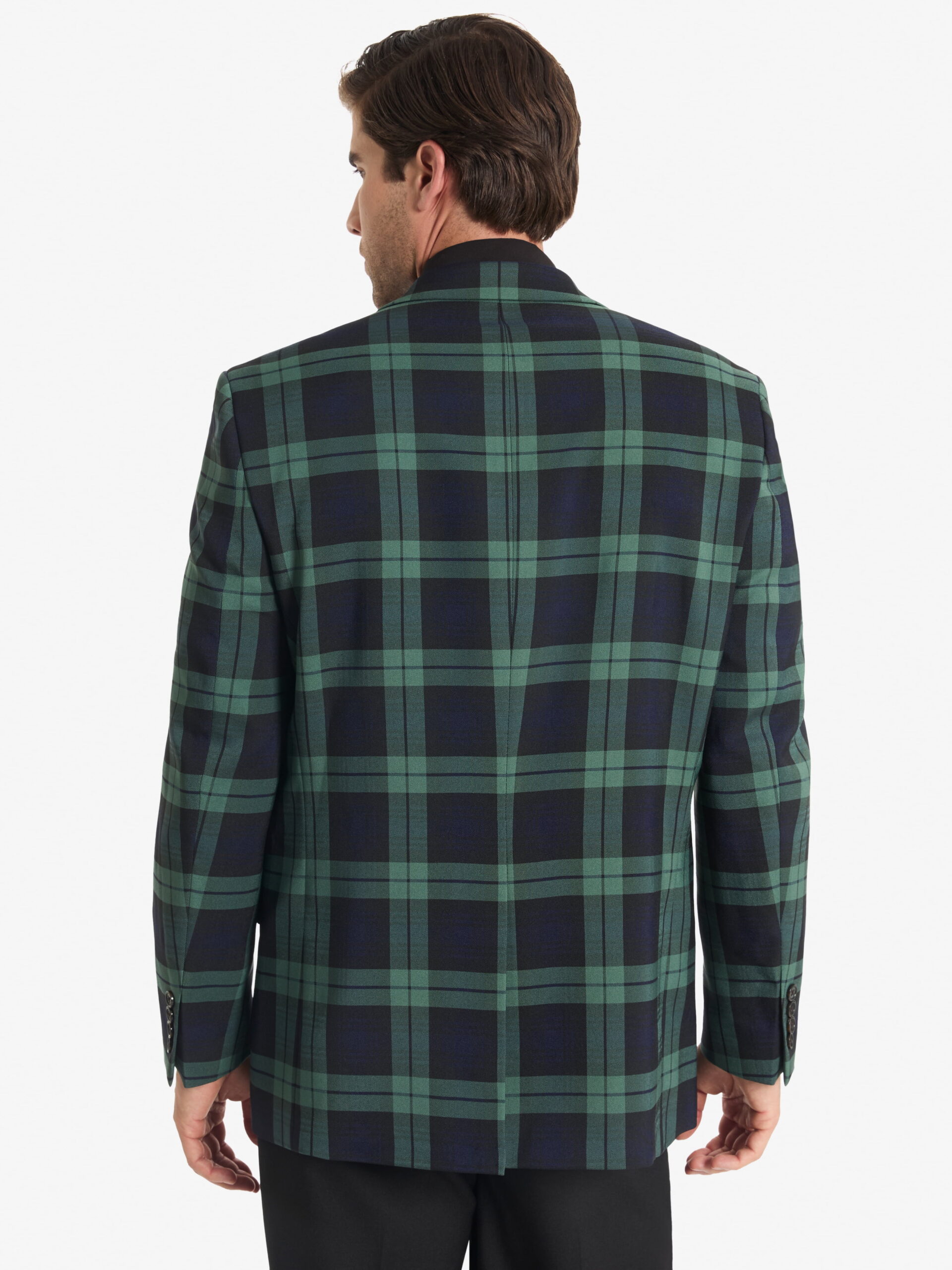 Chaps Men's Holiday Blackwatch Blazer, Sizes 40R-52R - Image 3