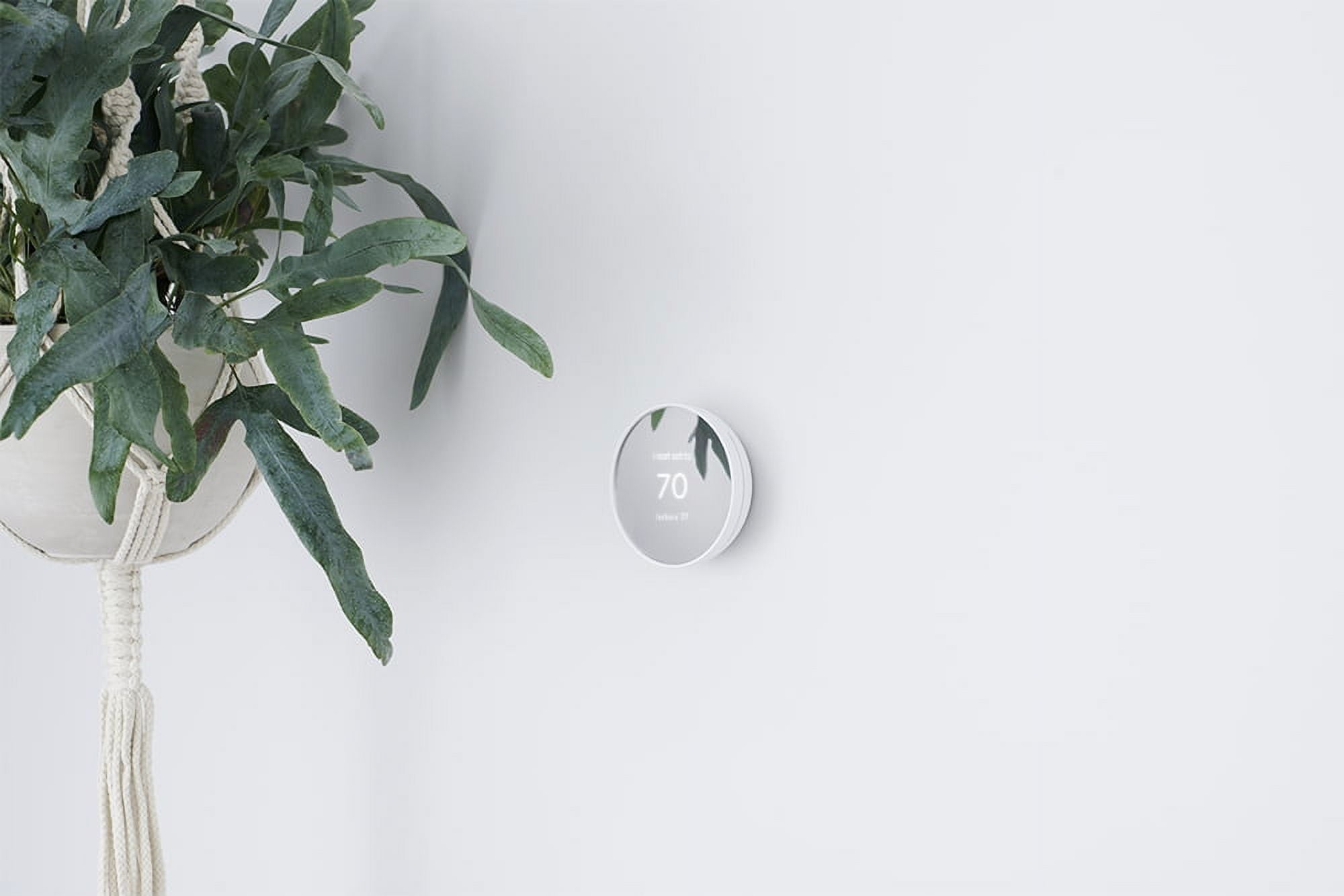 Google Nest Thermostat, Snow - Image 5