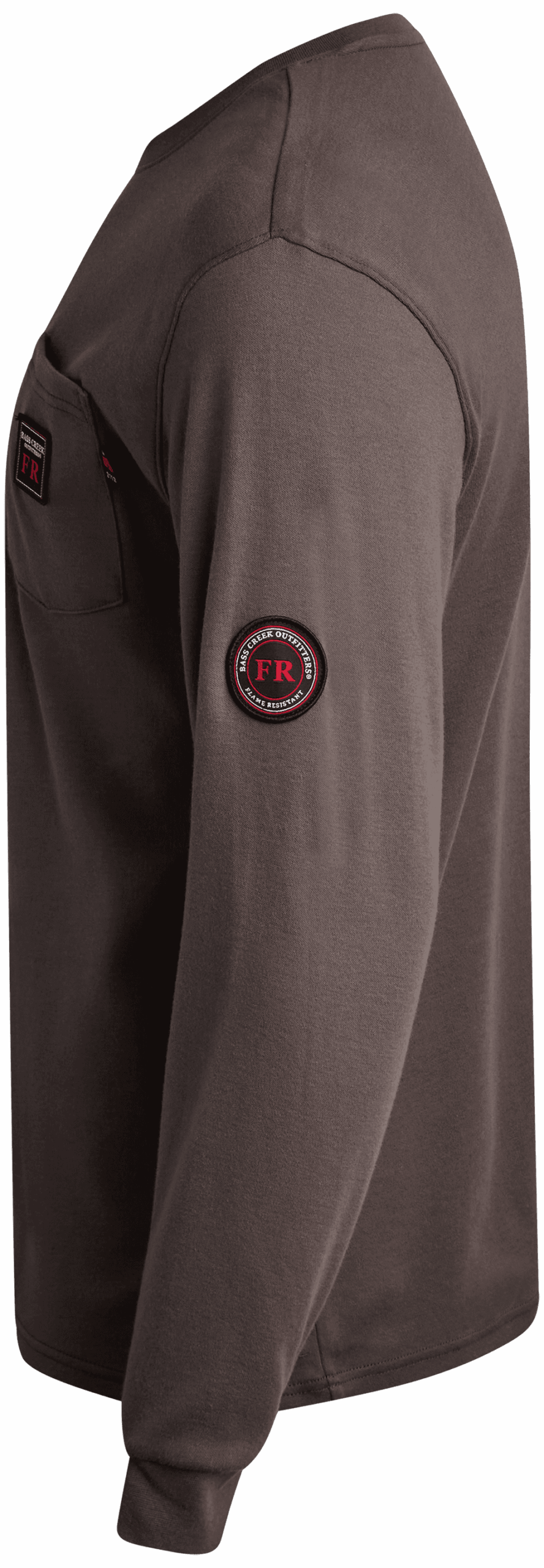 Bass Creek Outfitters Men's Flame Resistant Long Sleeve Crewneck Knit Top, Sizes M-2XL - Image 5