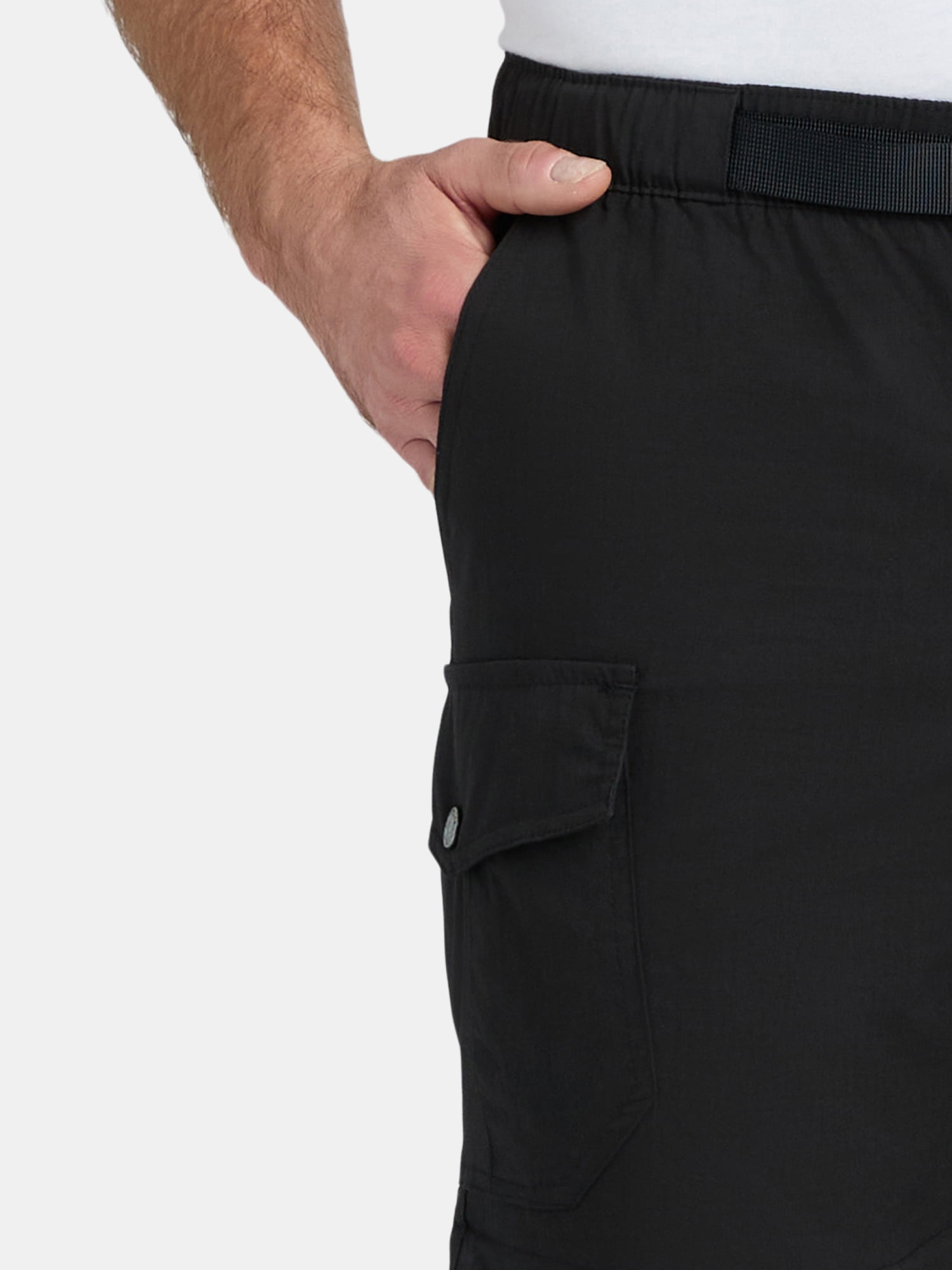 Ozark Trail Men's and Big Men's Zip Off Convertible Cargo Pants, Sizes 30-46 - Image 4