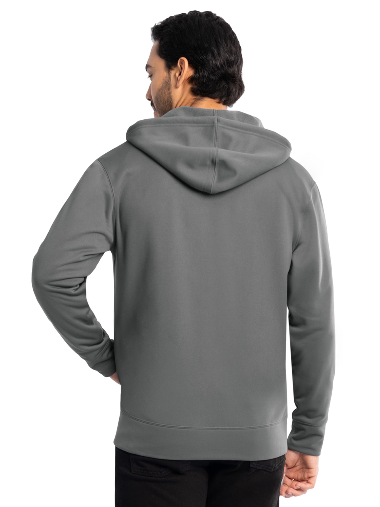 Wrangler Workwear Men's Full Zip Performance Fleece Hooded Work Jacket, Size S-5XL - Image 4