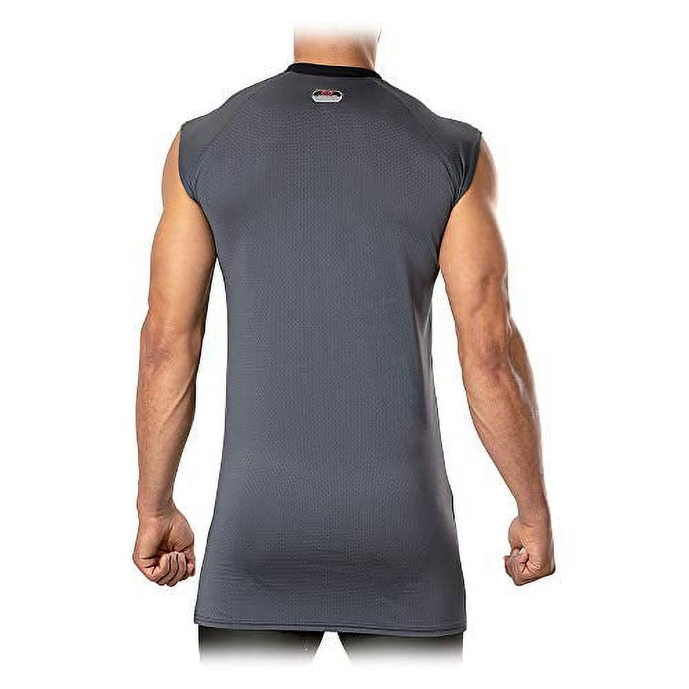 McDavid HEX Sternum Protective Shirt, Black, Adult Small - Image 2
