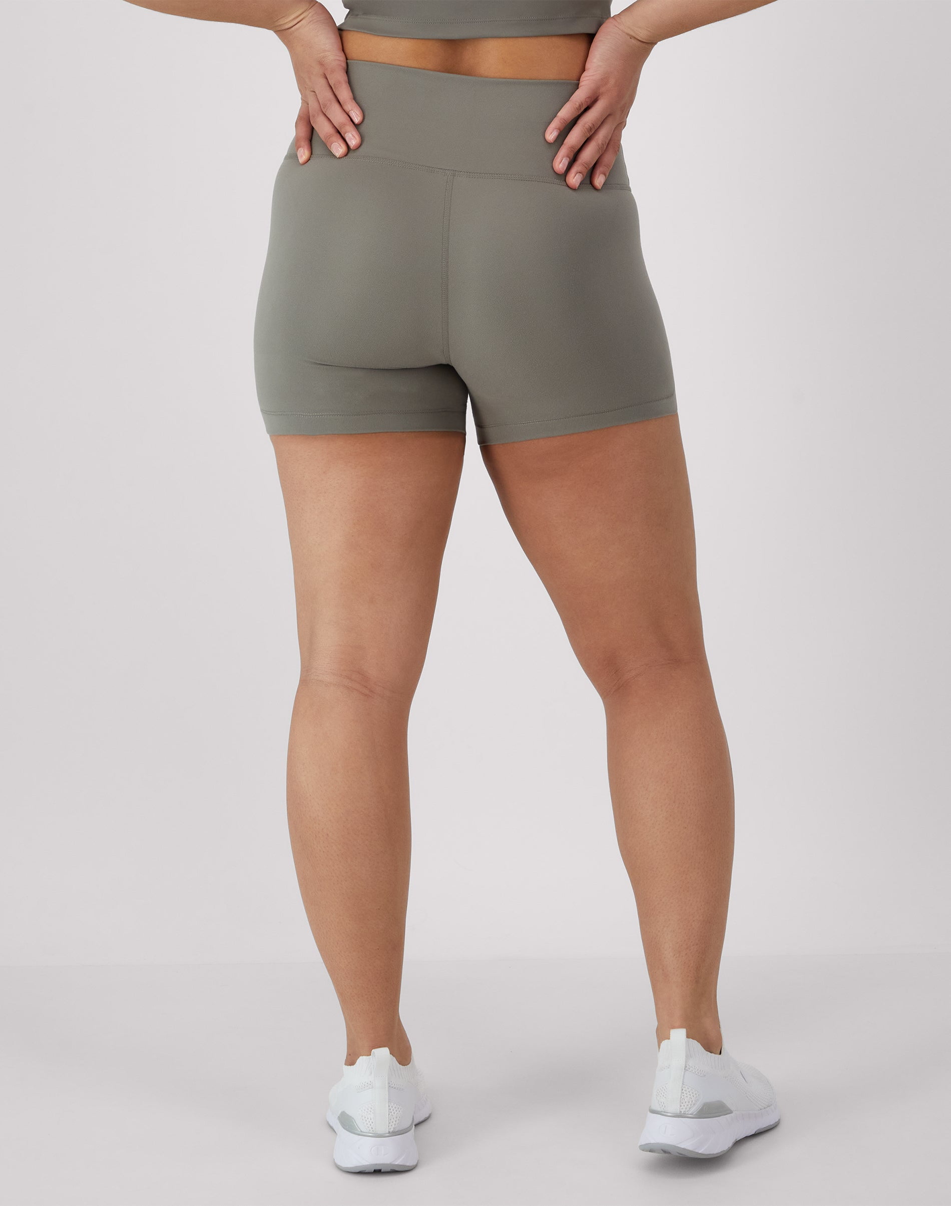 Hanes Moves Women's Leak Protection Bike Shorts, 3" Cool Grey M - Image 6