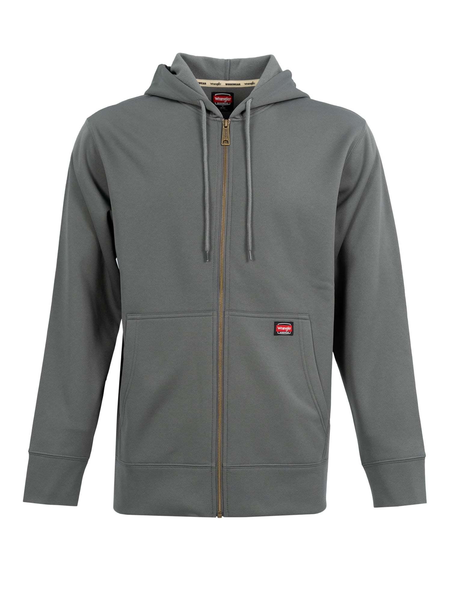 Wrangler Workwear Men's Full Zip Performance Fleece Hooded Work Jacket, Size S-5XL - Image 3