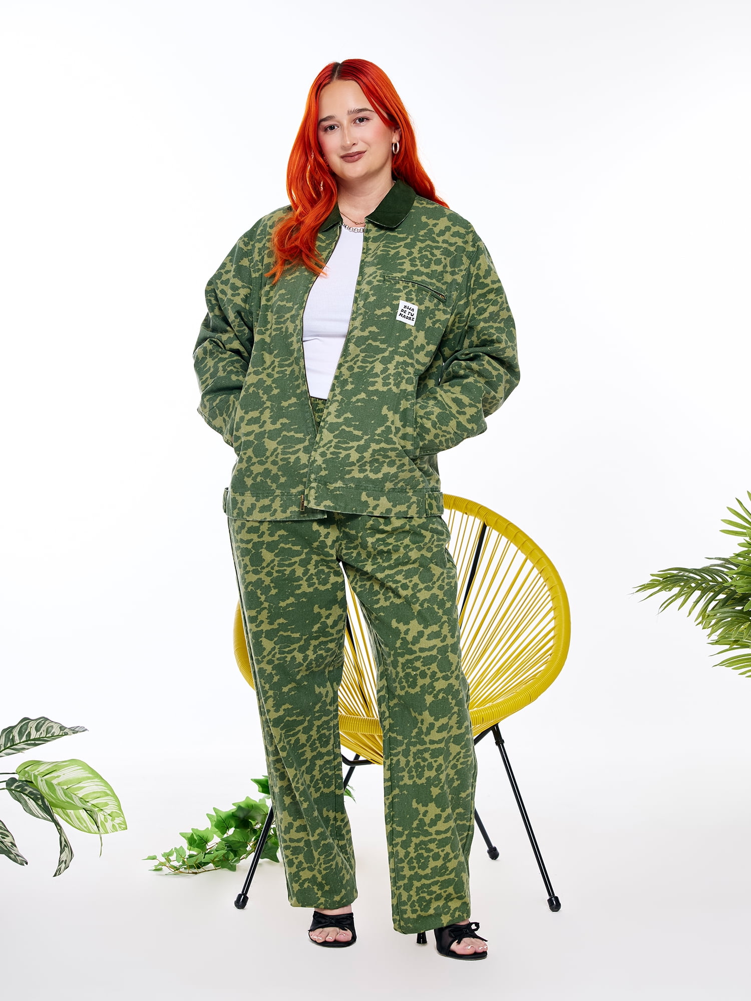 Hija De Tu Madre, Unisex Graphic Work Zip-Up Jacket, Sizes XS-3XL - Image 2