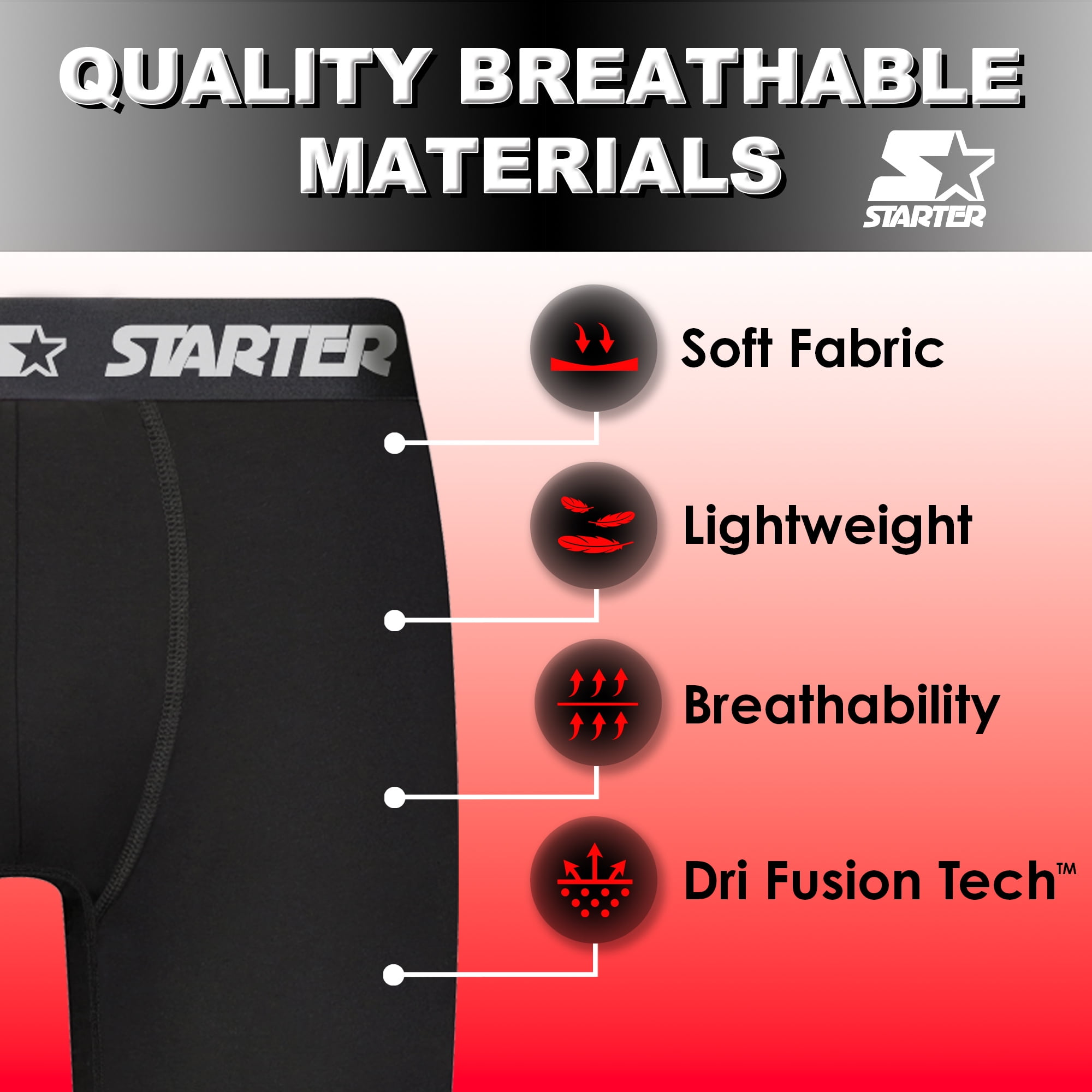 Starter Cotton Mens Briefs Breathable Underwear for Men, Large Mutli-Color 10-Pack - Image 3