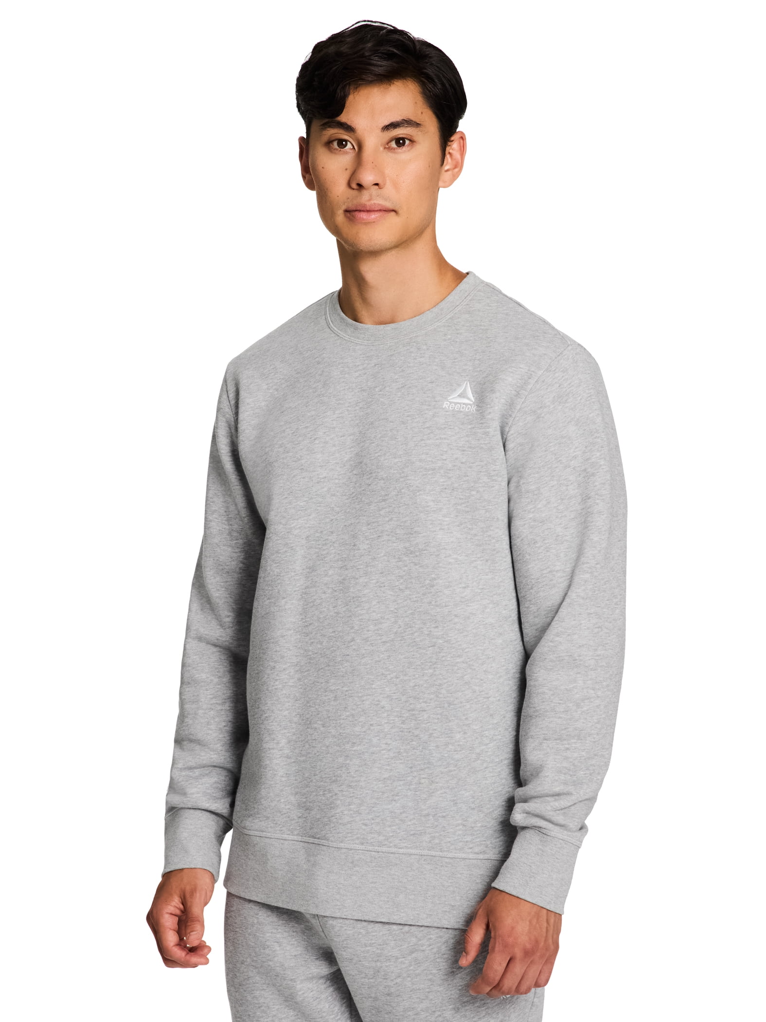 Reebok Men's and Big Men's Fleece Crewneck Sweatshirt, Sizes XS-5XL - Image 3