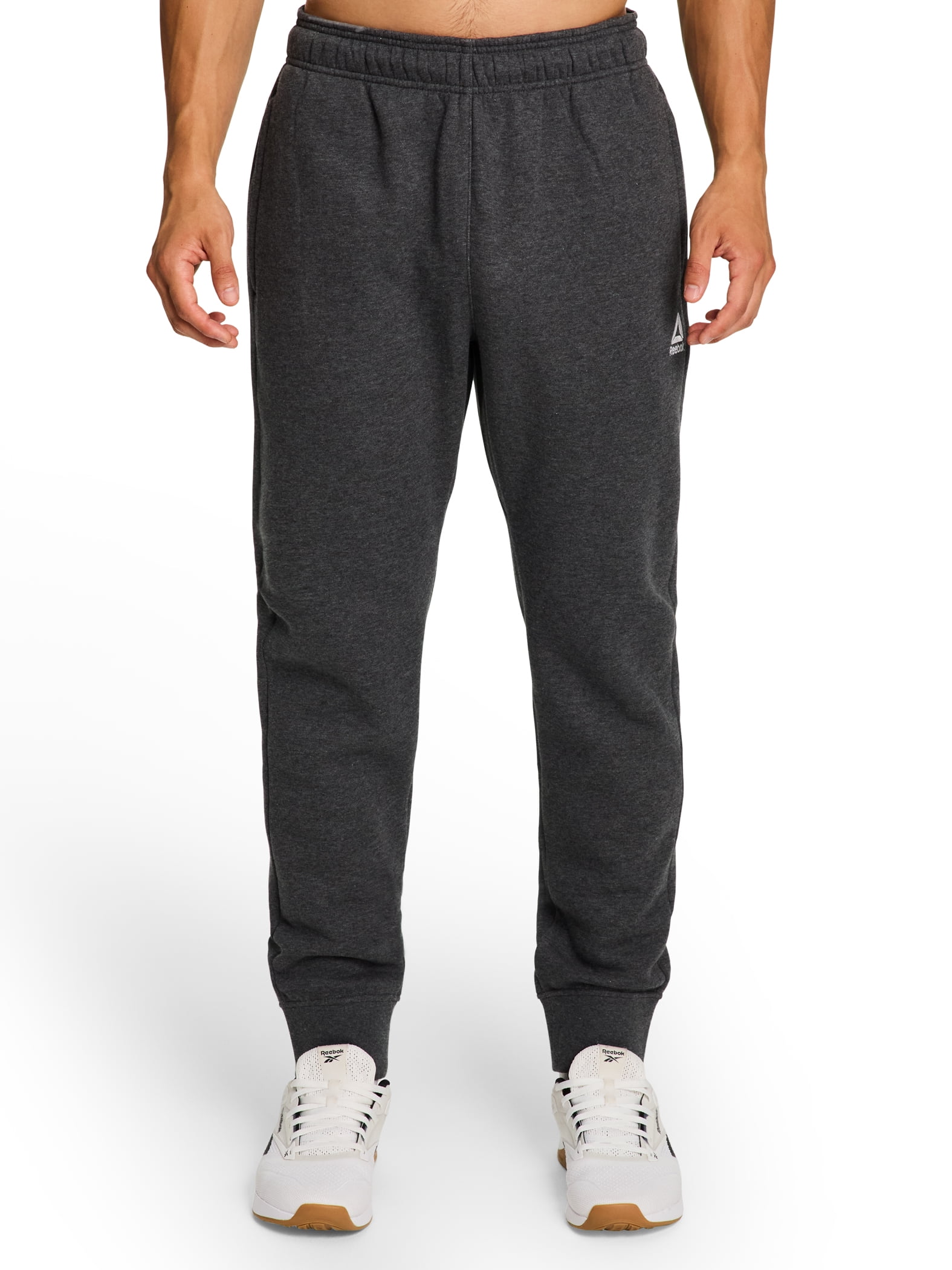 Reebok Mens and Big Mens Logo Fleece Jogger Sweatpants, Sizes XS-5XL - Image 3