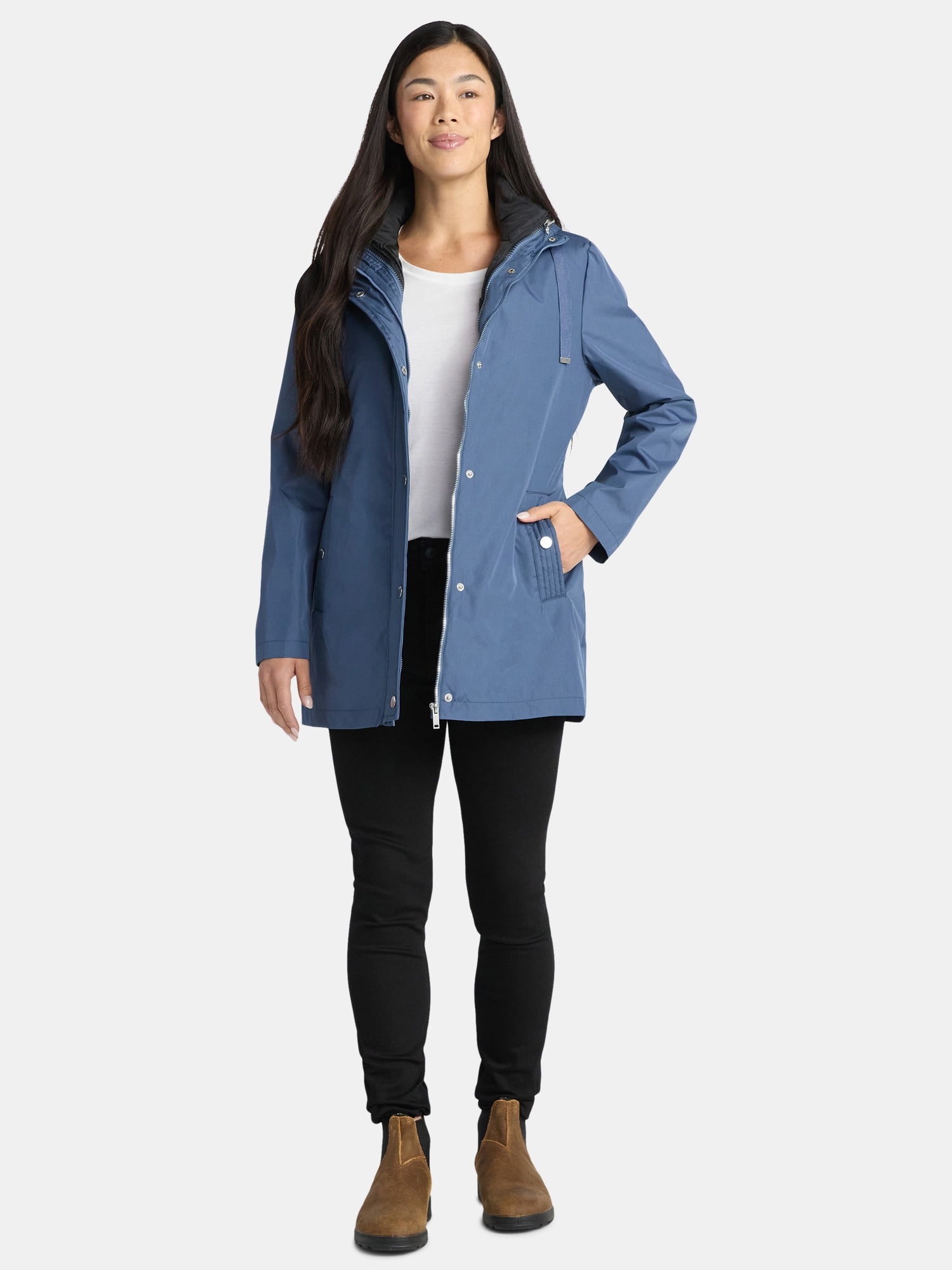 Big Chill Women's and Women's Plus 3 in 1 Systems Jacket with Hood, Sizes S-3X - Image 3