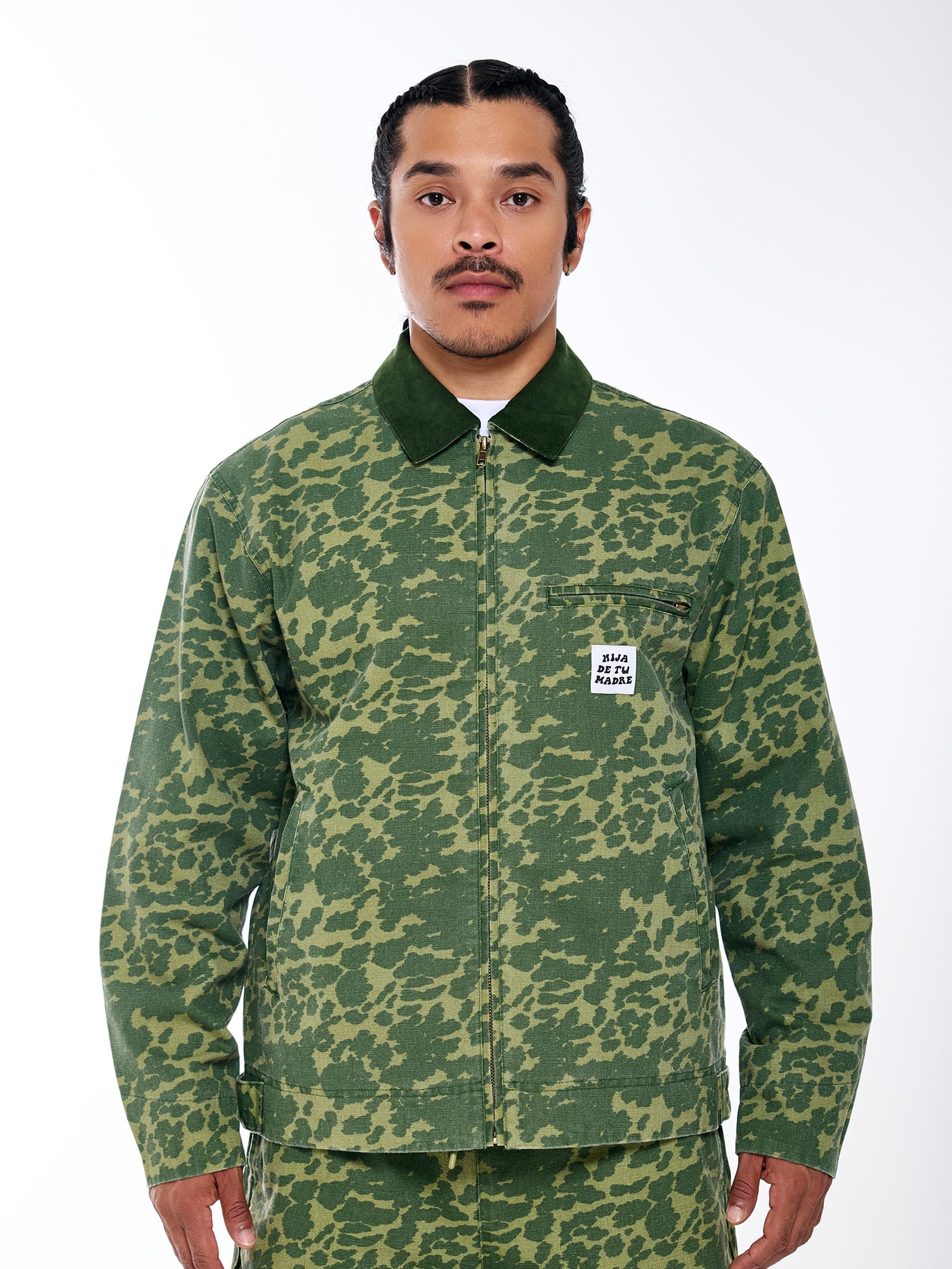 Hija De Tu Madre, Unisex Graphic Work Zip-Up Jacket, Sizes XS-3XL - Image 5