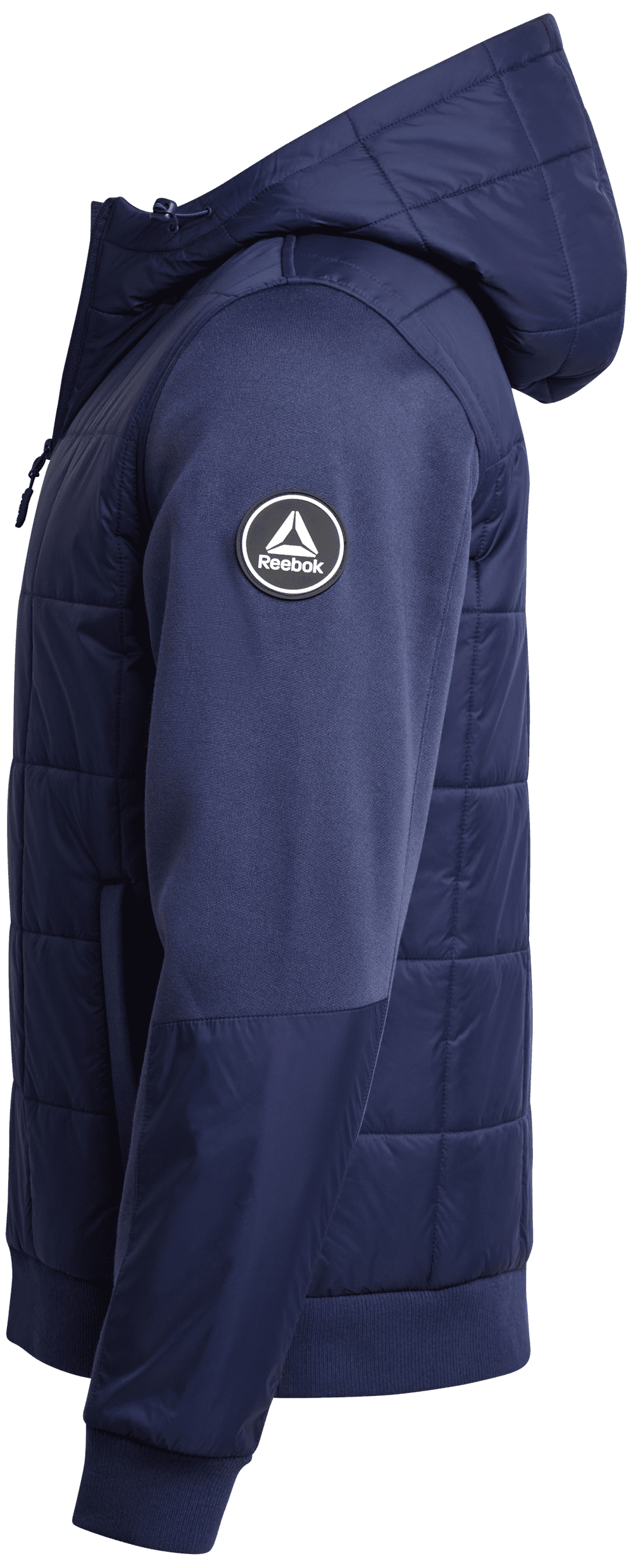 Reebok Men's and Big Men's Quilted Mixed Media Jacket, Sizes S-3XL - Image 7