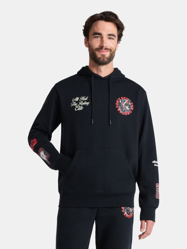 Crooks & Castles Men's Red Doberman Graphic Hoodie, Sizes XS-3XL