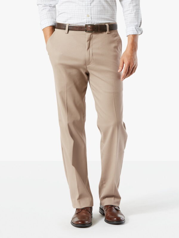 Dockers Men's Classic Flat Front Easy Khaki Pant with Stretch