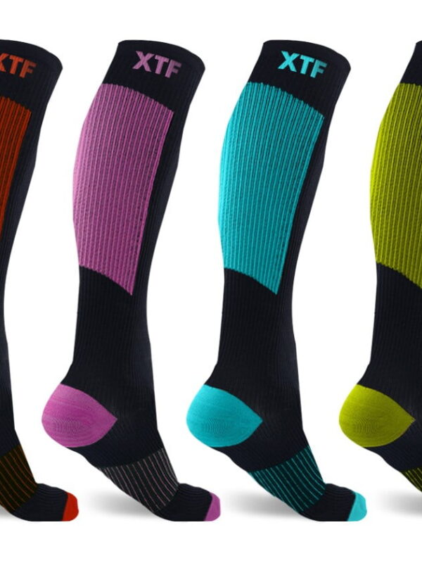 Extreme Fit Copper Compression Socks for Men & Women, 6 Pairs