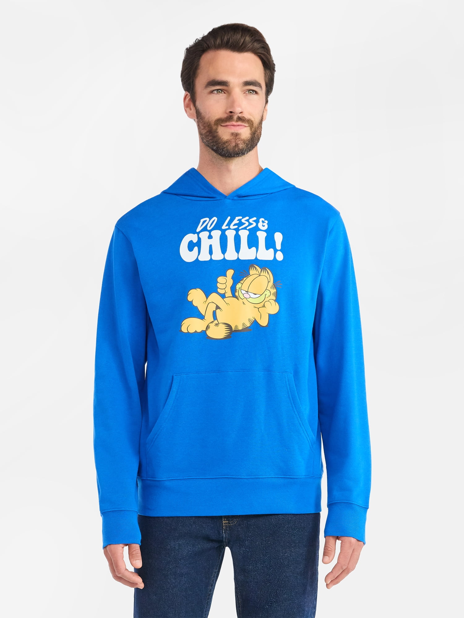 Garfield Men's and Big Men's Graphic Hoodie with Long Sleeves, Sizes XS-5XL