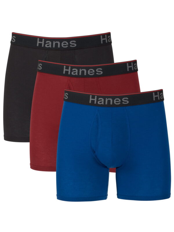 Hanes Men's Comfort Flex Fit Total Support Pouch Boxer Briefs, 3 Pack