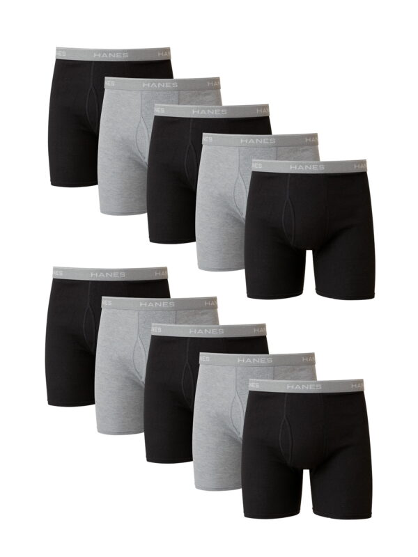 Hanes Men's Value Pack Assorted Boxer Briefs