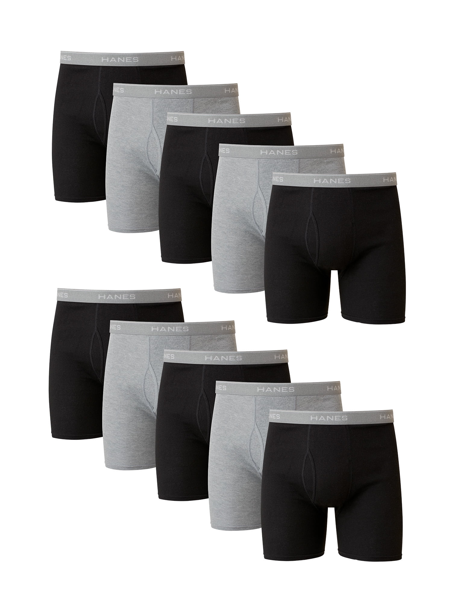 Hanes Men's Value Pack Assorted Boxer Briefs
