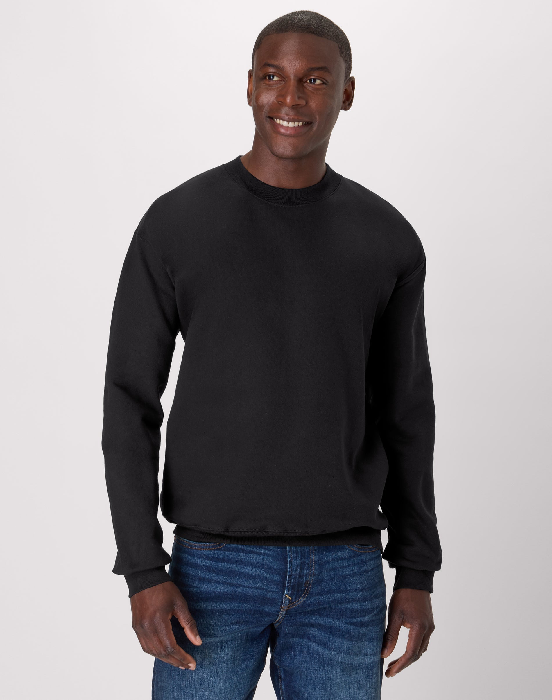 Hanes Ultimate Men's & Big Men's Heavyweight Fleece Crewneck Sweatshirt, Sizes S-3XL