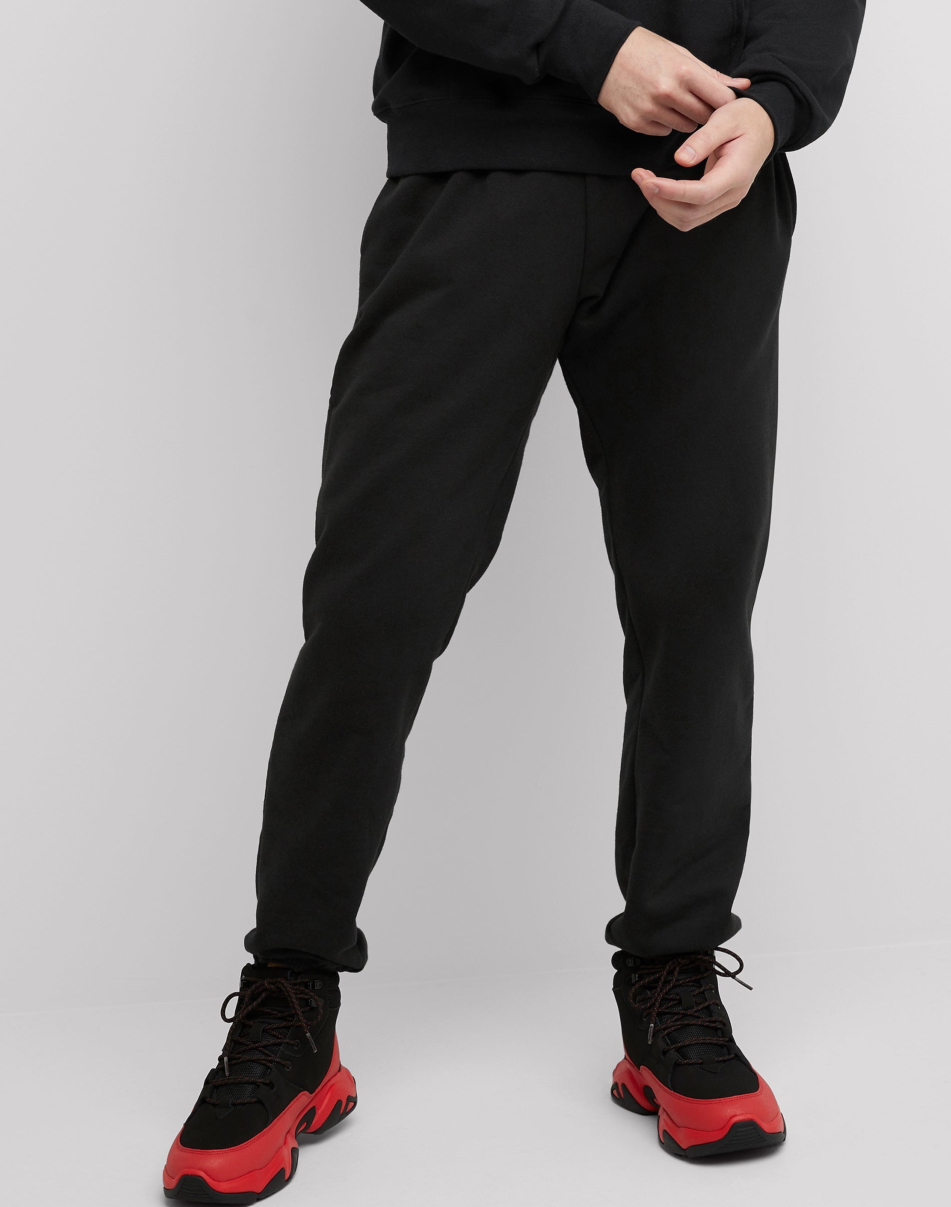 Hanes Sport Ultimate Men's Fleece Joggers, 32" Black L