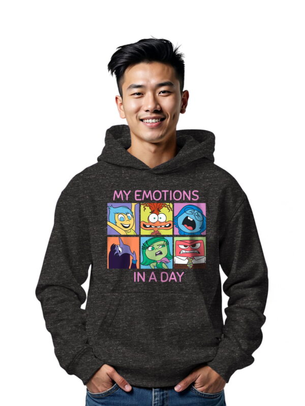 Inside Out, Men's & Big Men's Graphic Hoodie, My Emotions, Sizes XS-3XL